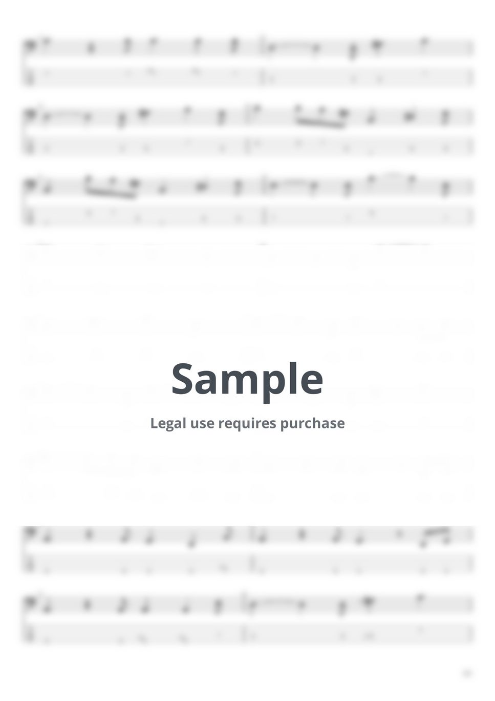 Art Garfunkel I Only Have Eyes For You (Bass악보) Sheets by T.Gorilra