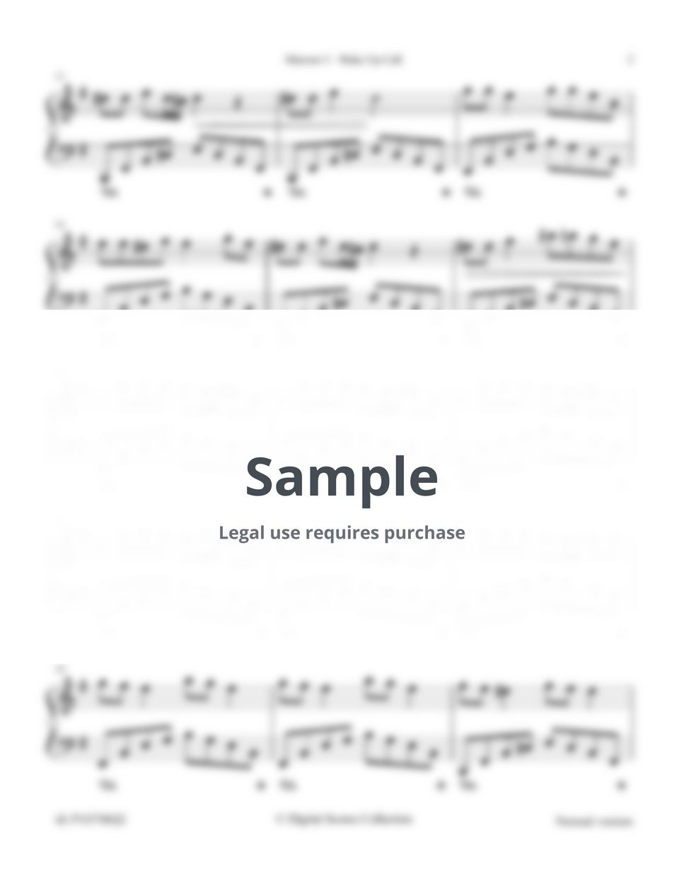 Maroon 5 wake up call relax version sheets by digital scores collection