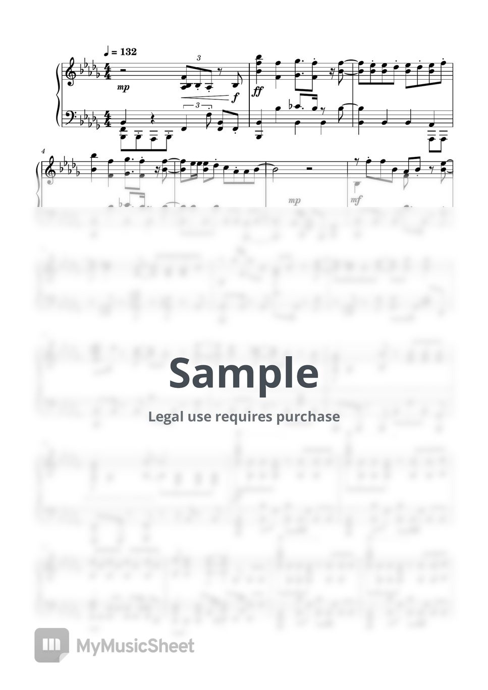 勺Shaun Click Clack (Honkai Star Rail Kafka Original Song) Sheets by