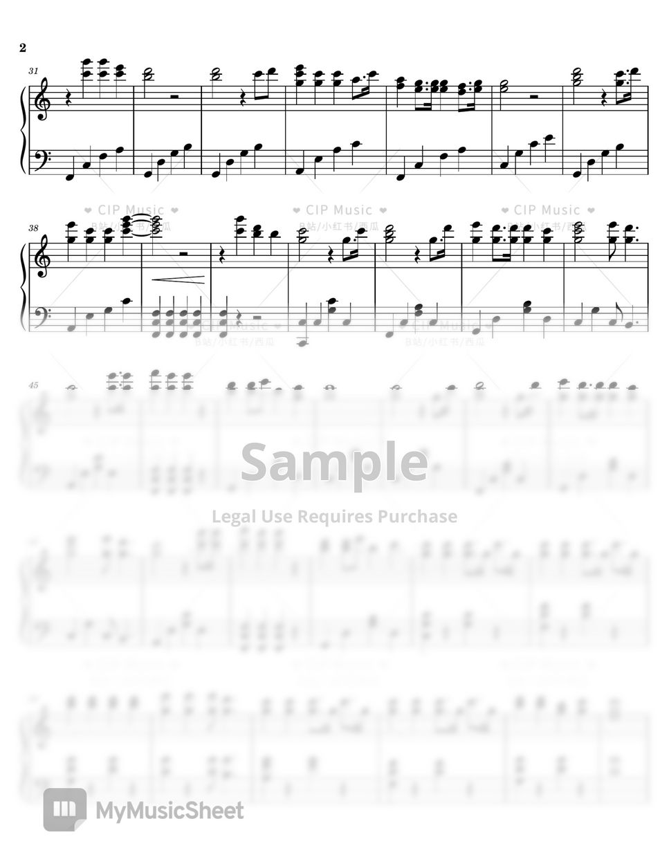 hua-chenyu-go-let-s-watch-the-sunrise-together-sheets-by-cip-music