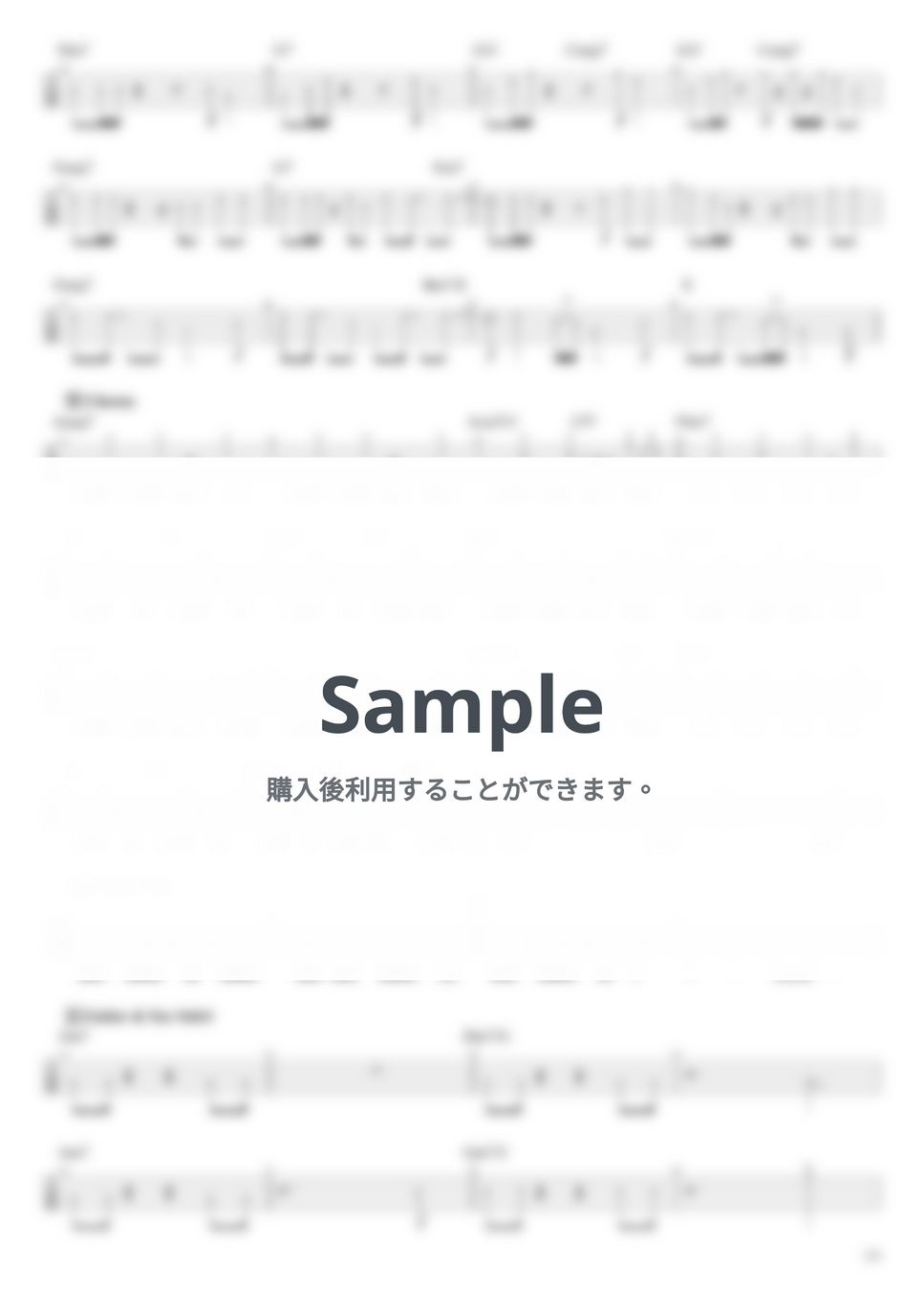 T-SQUARE - Nab That Chap!! (Tabのみ/ベース Tab譜 5弦) ベース