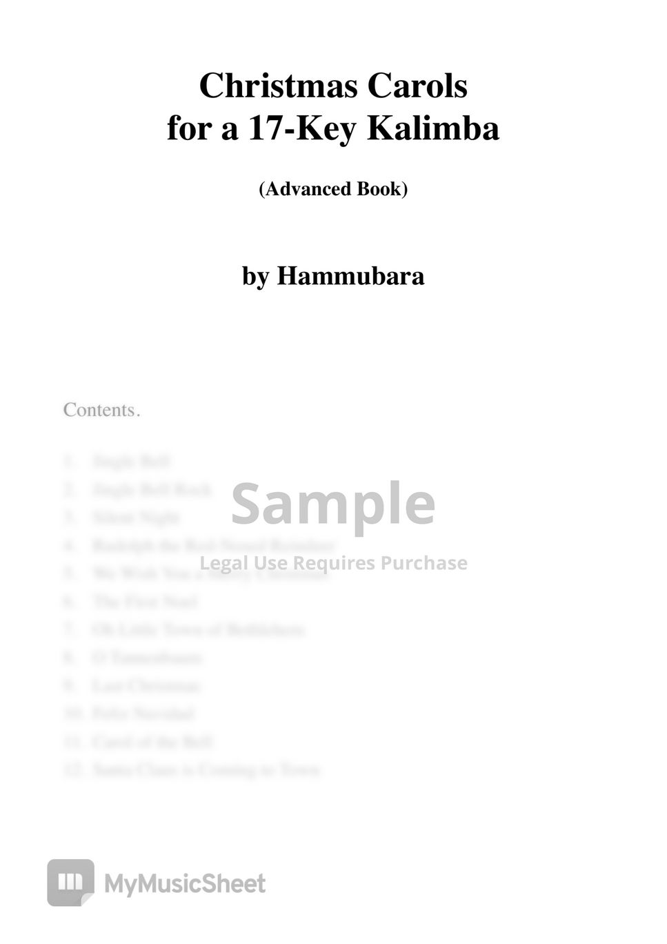 Advanced Book - Christmas Carol Book by Hammubara