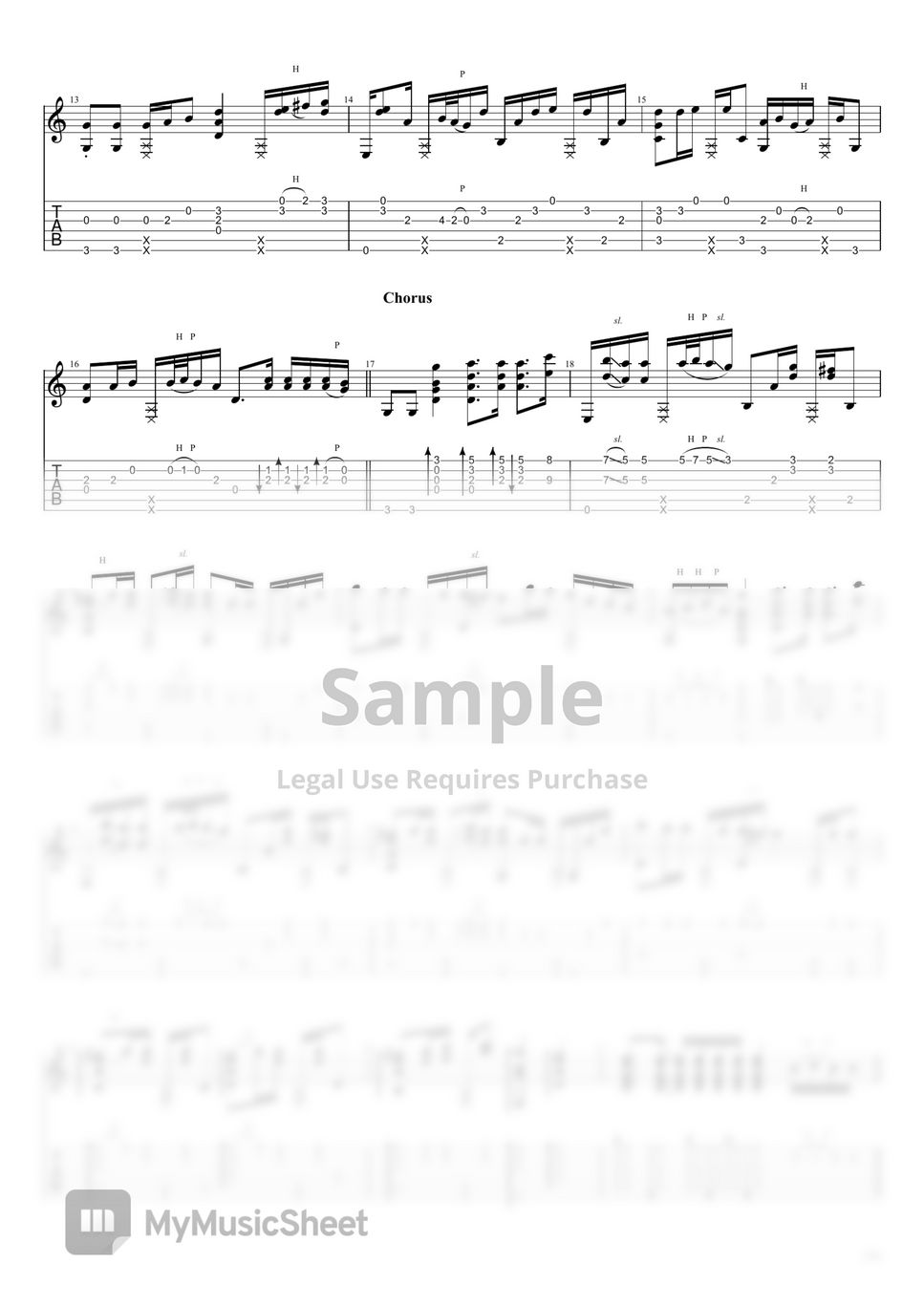 Avenged Sevenfold Dear God [Easy Guitar Fingerstyle For Beginner] 악보