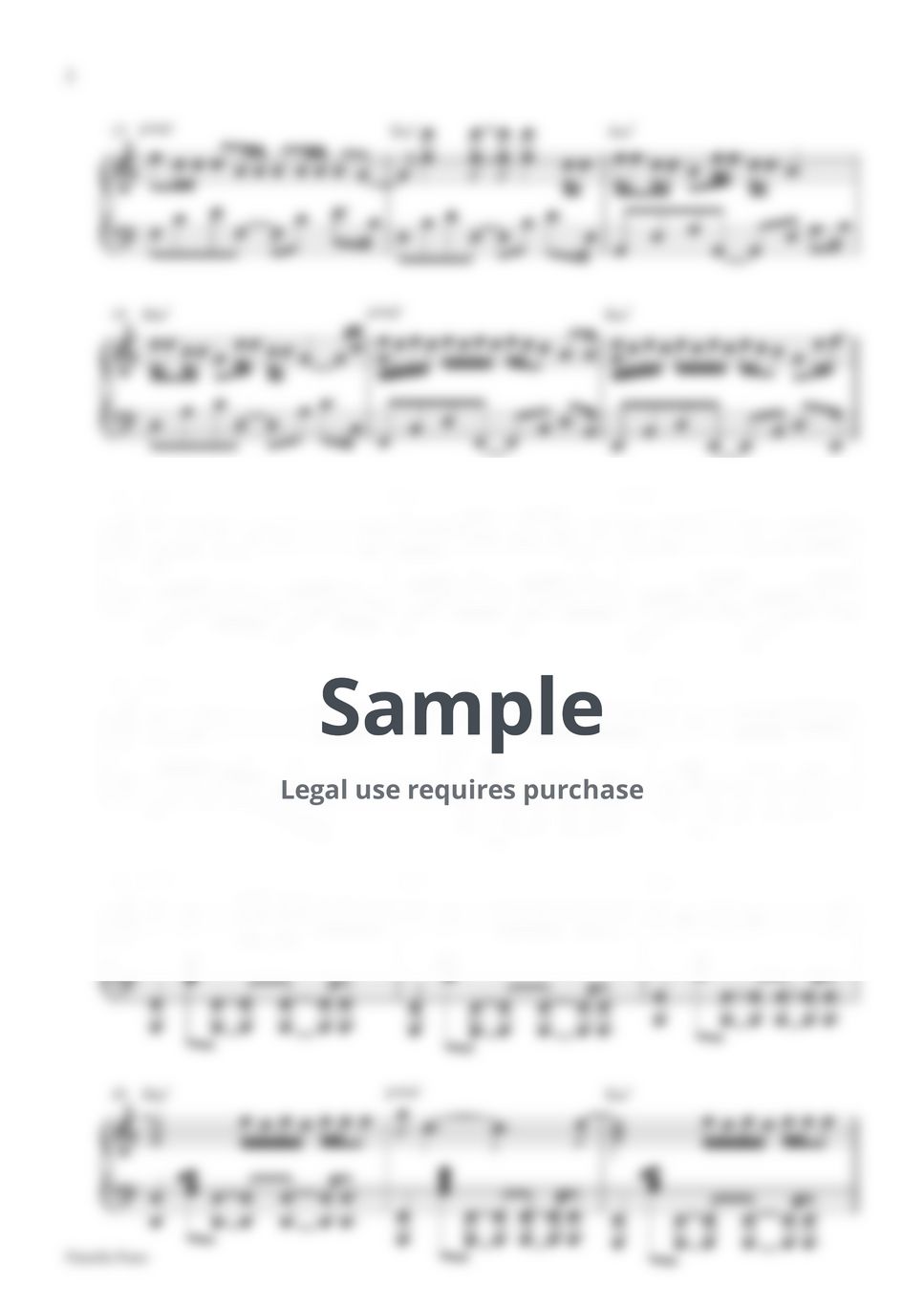 LE SSERAFIM - EASY (Piano Sheet) by Pianella Piano