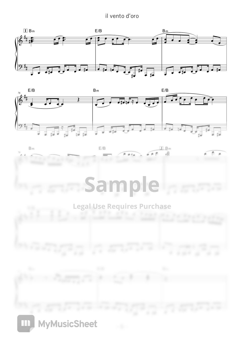 JoJo's Bizarre Adventure Part 5: Golden Wind OST - Giorno's Theme - il vento d'oro (★★★★★) by D-sun