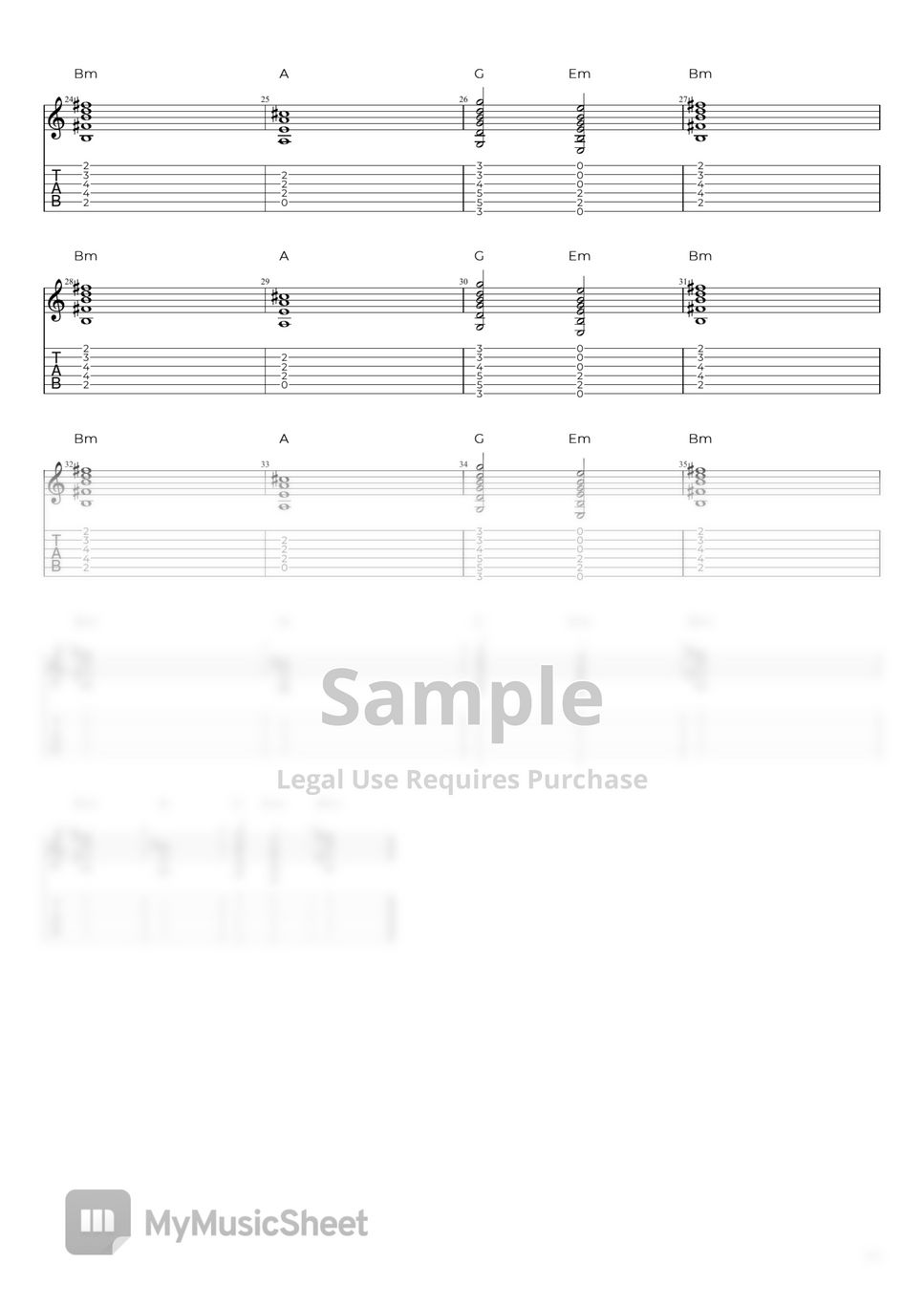 Pink Floyd Comfortably Numb Solos Sheets by Nikola Gugoski