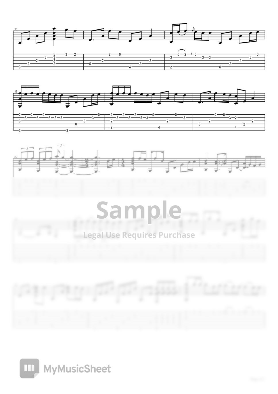 (Guitar)백예린 - 다시 난 여기 Here I Am Again (사랑의 불시착) by David Chun