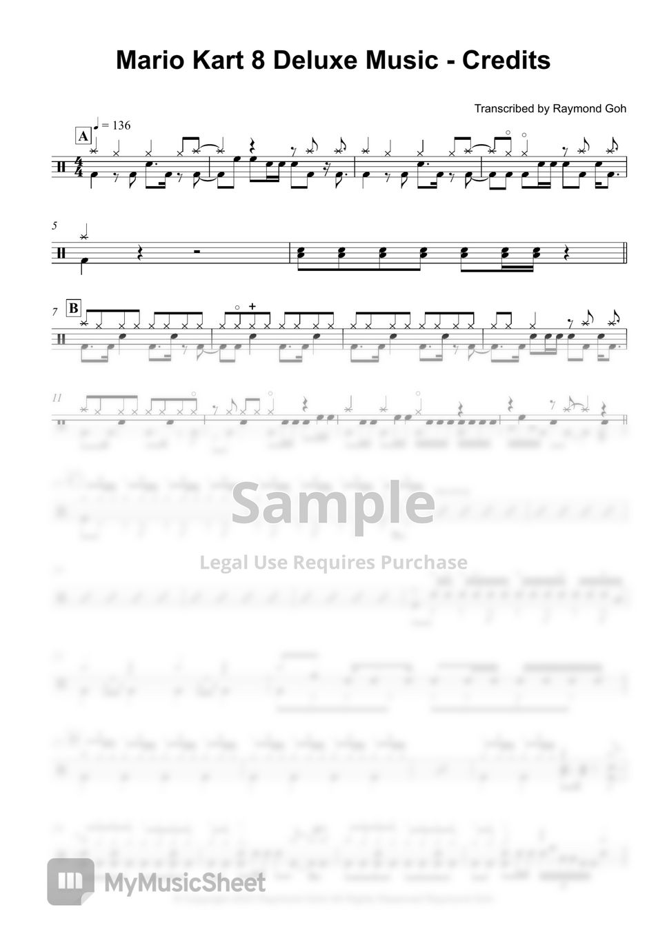 Ryo Nagamatsu Mario Kart 8 Deluxe Music Credits Mario Kart 8 Deluxe Ost Sheets By Raymond Goh 7472