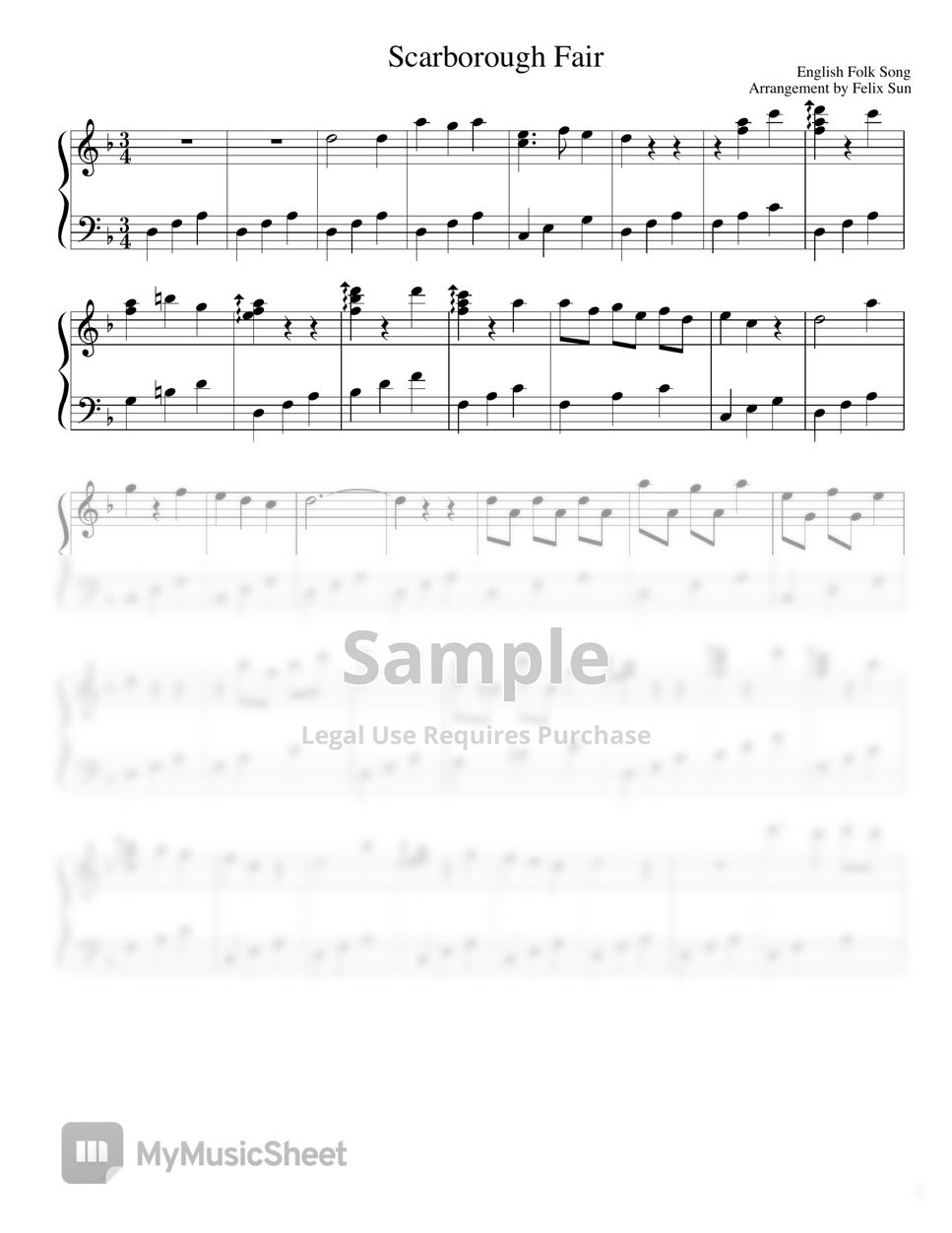 scarborough-fair-piano-solo-beautiful-english-folk-song-sheets-by