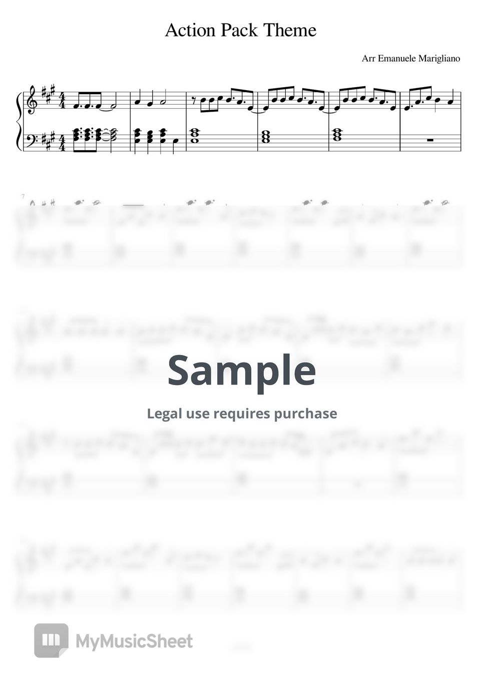 Netflix Music, LLC Action Pack Theme Sheets by J4zzman