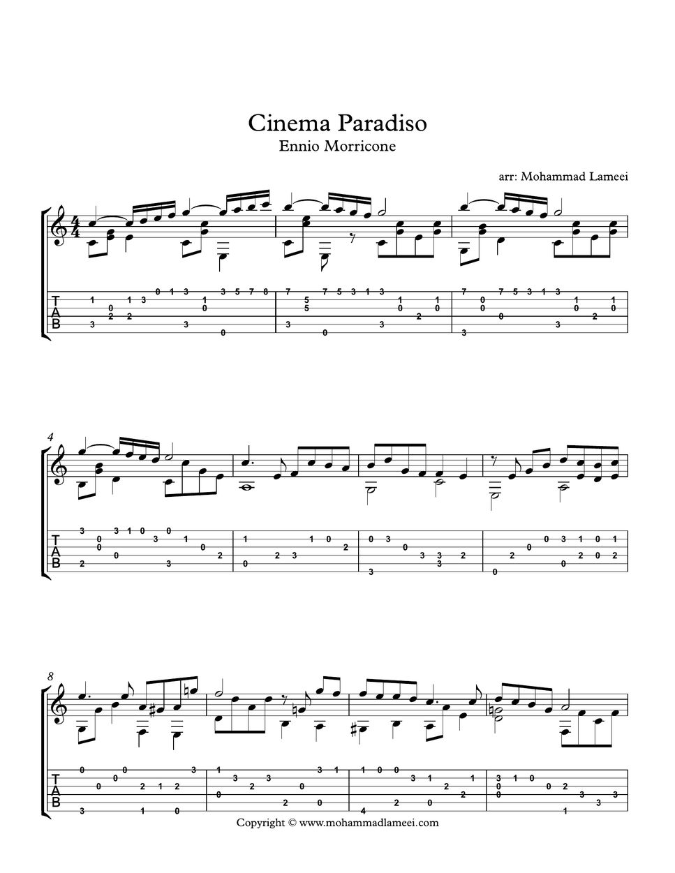 ennio-morricone-cinema-paradiso-tab-1staff-by-mohammad-lameei