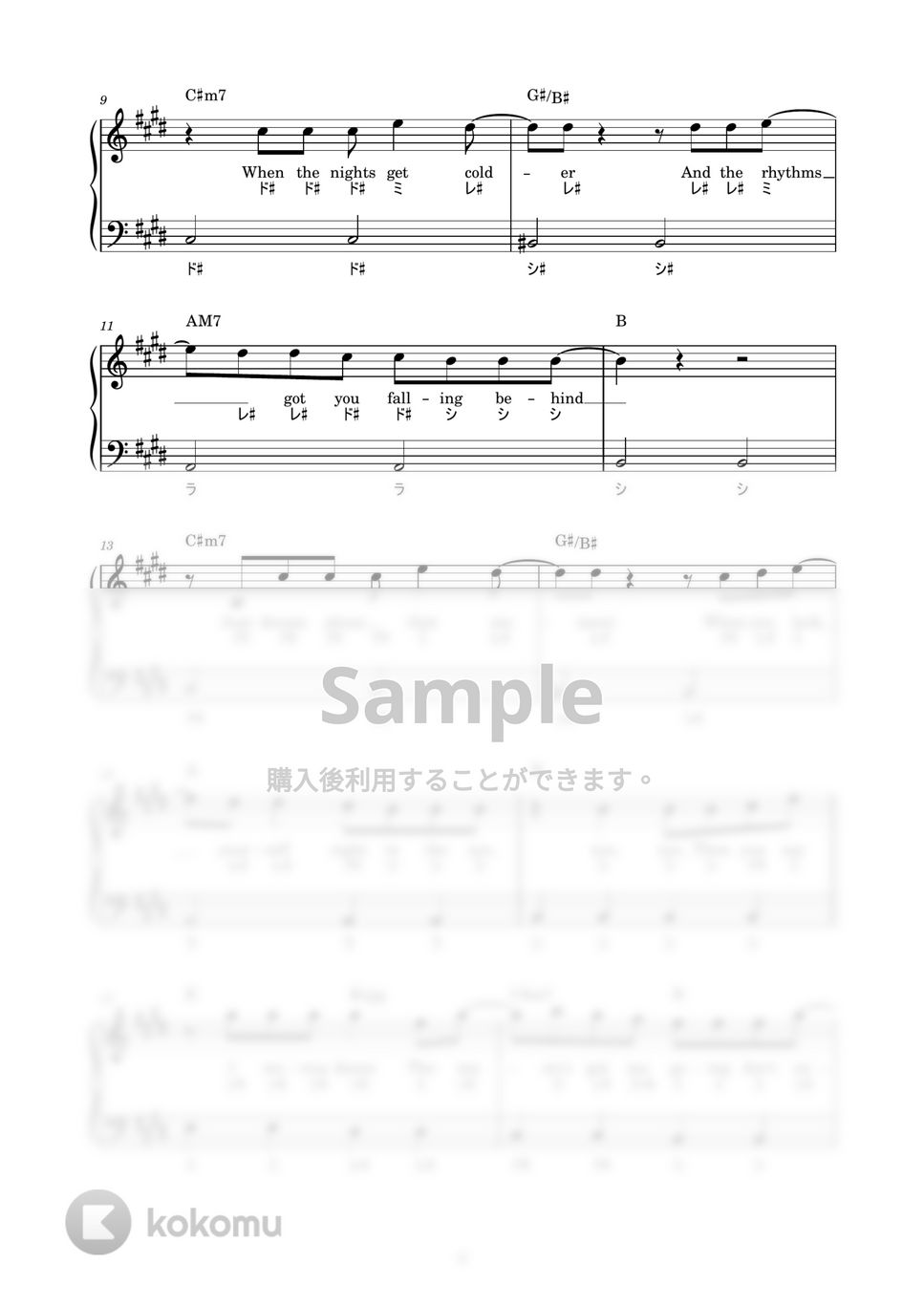 防弾少年団(BTS) - Permission to Dance (かんたん / 歌詞付き / ドレミ付き / 初心者) by piano.tokyo