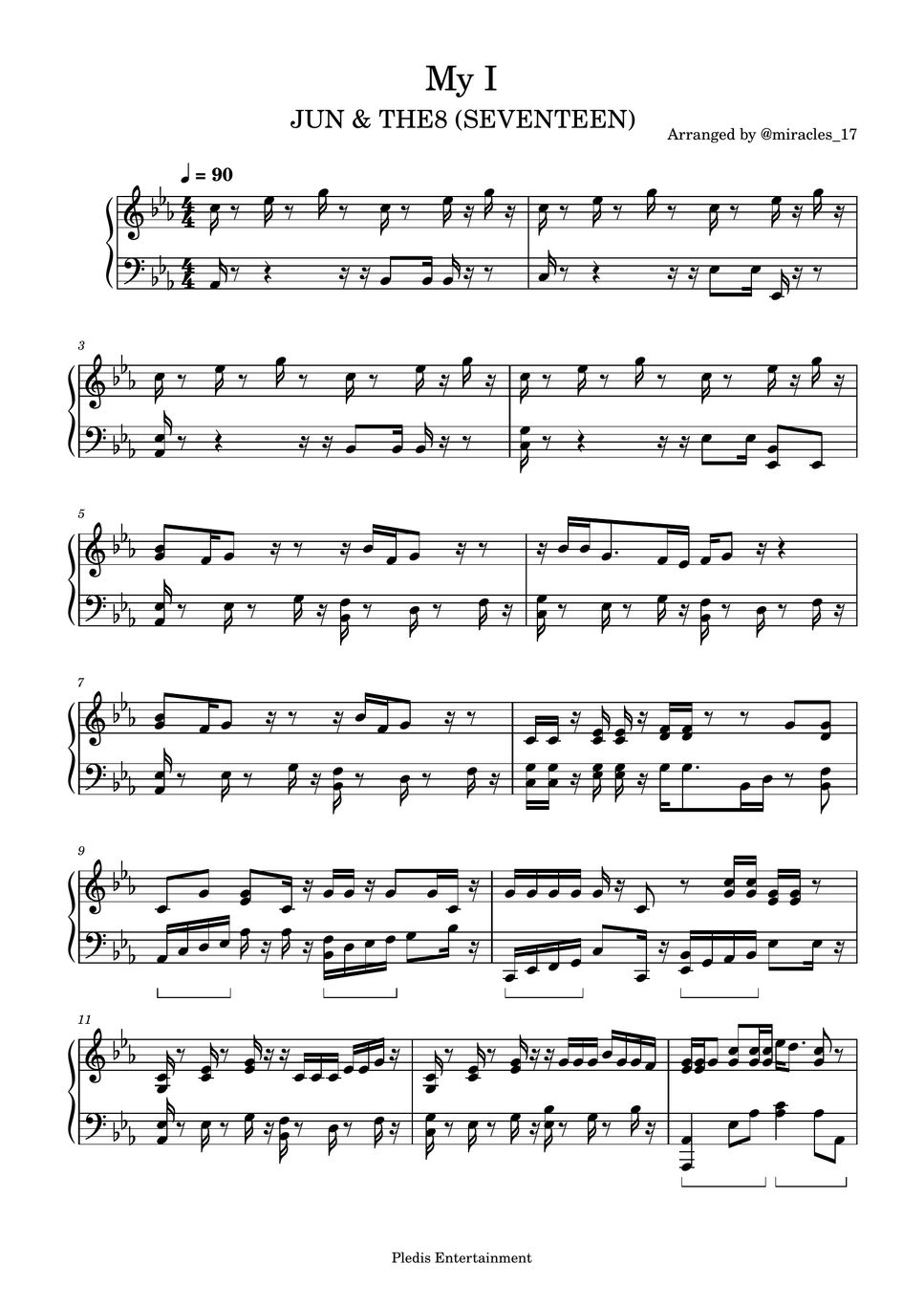 SEVENTEEN My I Sheet by miracles_17