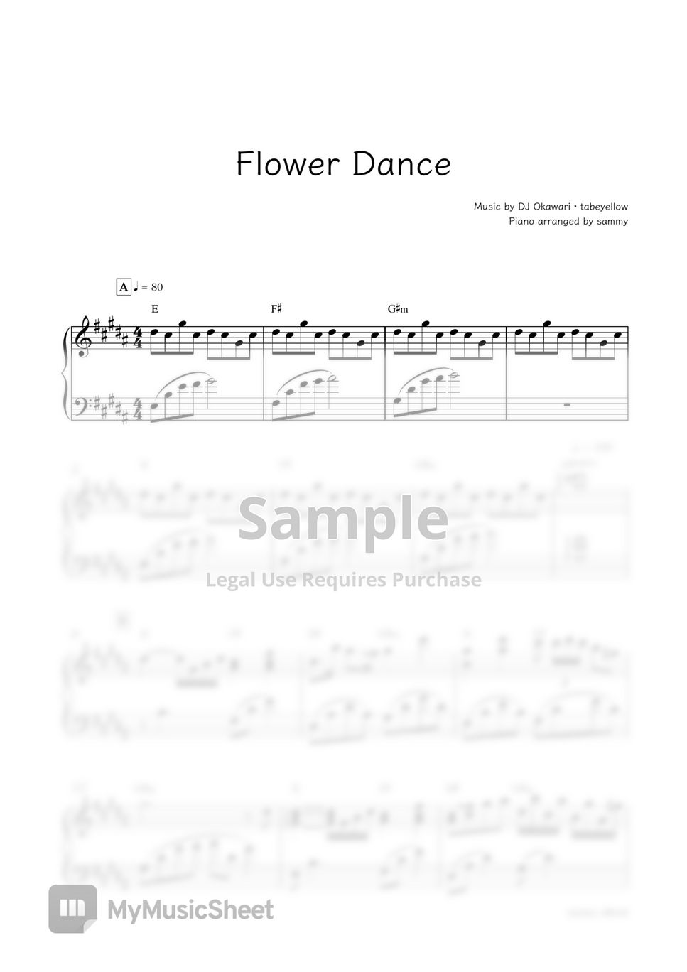 DJ Okawari (DJ 오카와리) - 플라워 댄스 (Flower Dance) by sammy