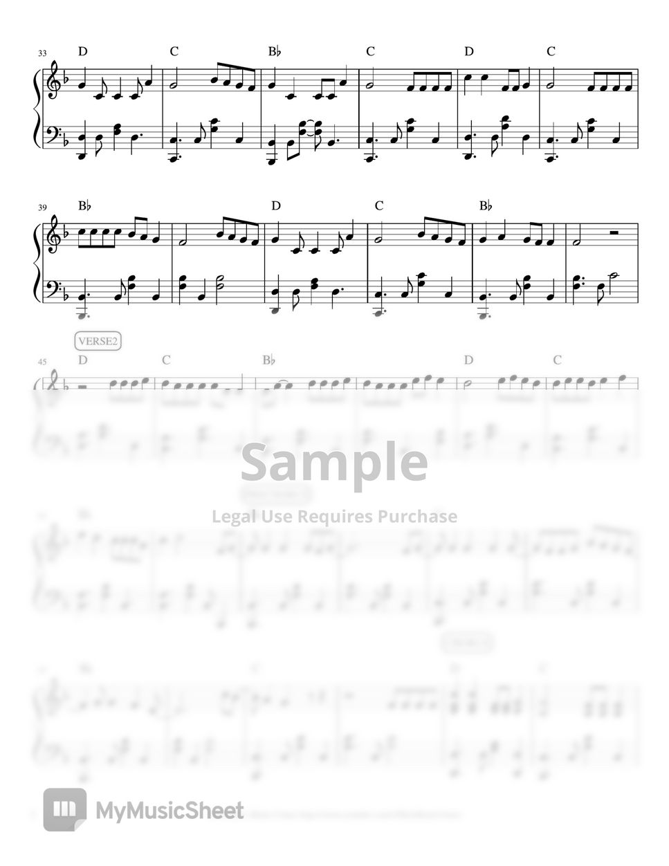 Maximillian Beautiful Scars (piano sheet music) Sheets by Mel's Music