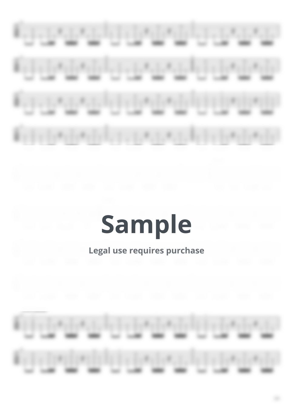 EasyPop - Happy Synthesizer (Bass TAB) 楽譜 by Muya