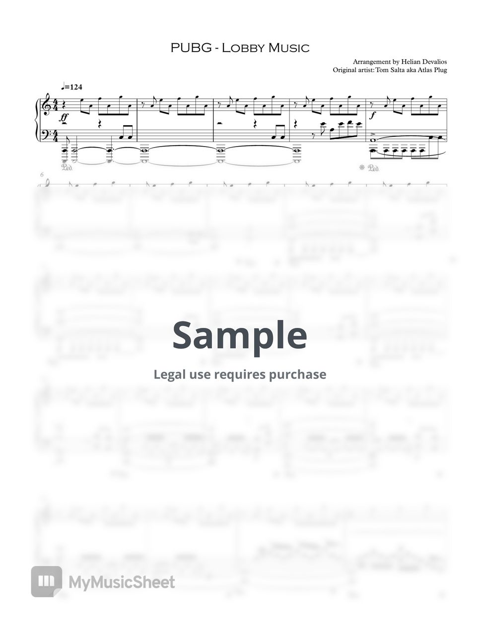 PUBG - Main Theme/ Lobby Music by Helian Game Piano