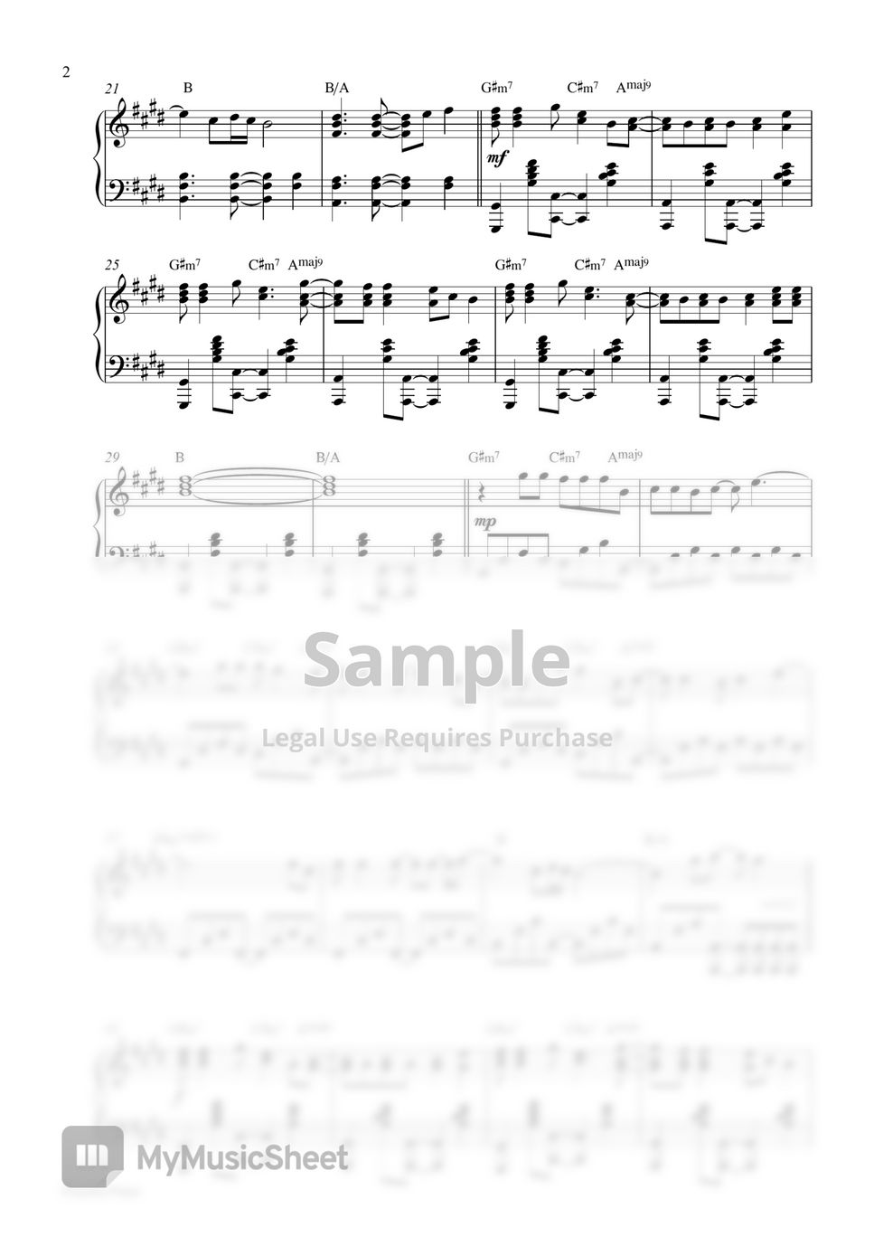 Mandy Moore - Someday We'll Know (Piano Sheet) Sheets by Pianella Piano