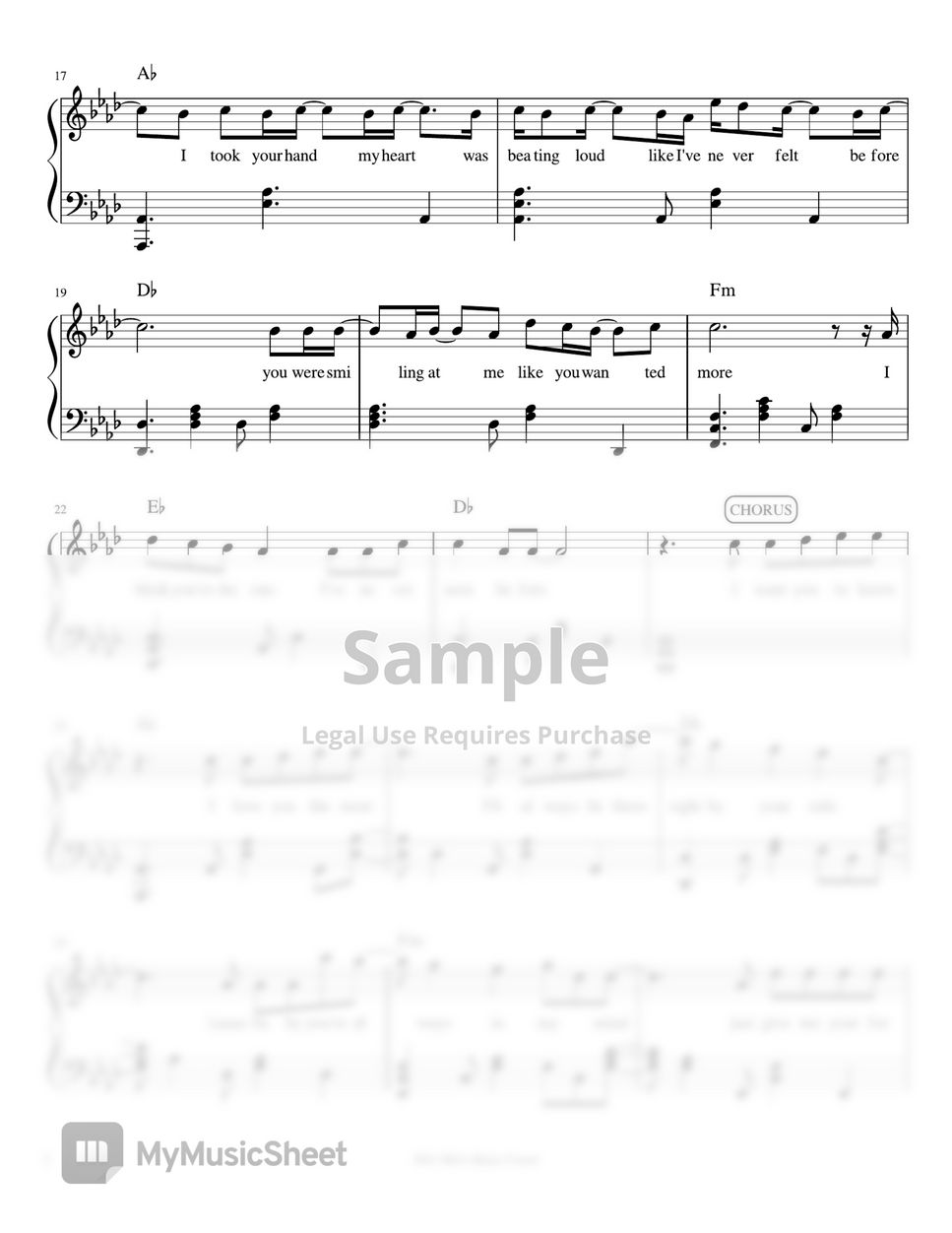 Zack Tabudlo - Give Me Your Forever (piano sheet music) by Mel's Music Corner