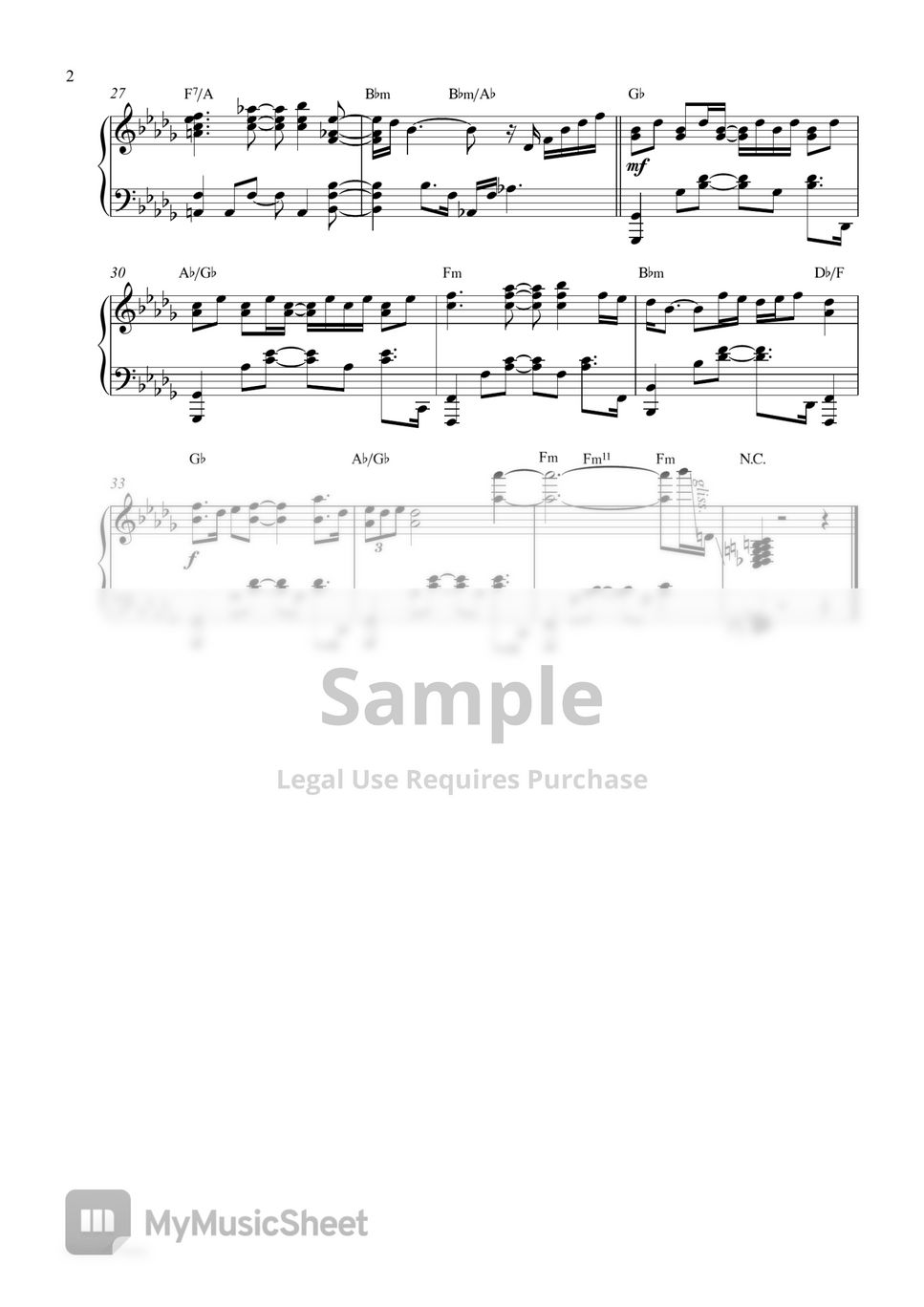 Peaches (arr. Heisenberg) Sheet Music | Jack Black | Piano & Vocal