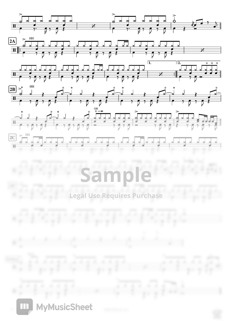 tricot-omotenashi-by-cookai-s-j-pop-drum-sheet-music