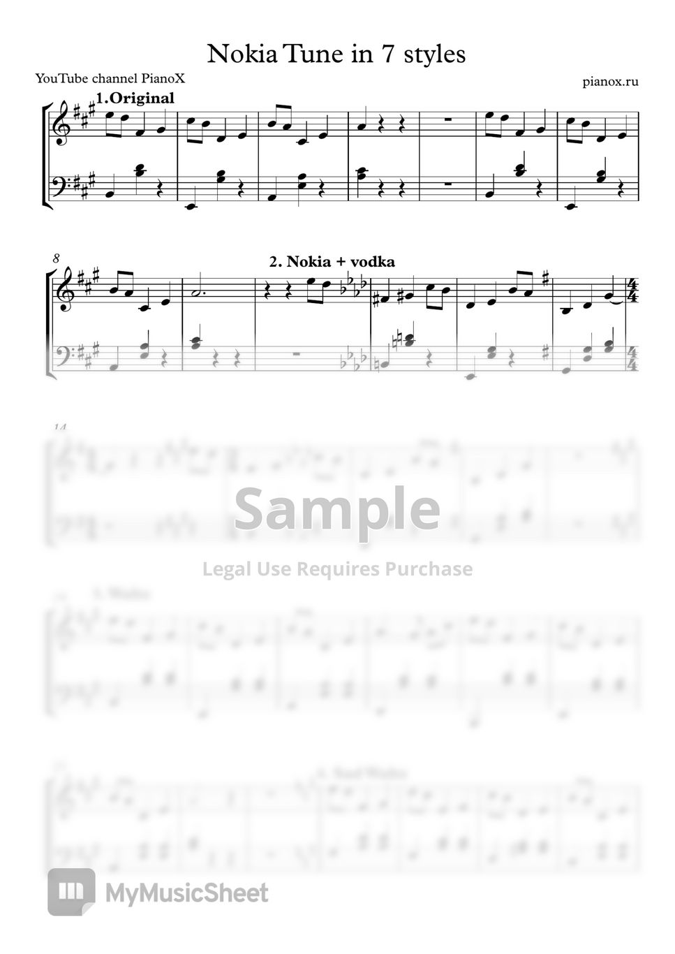 nokia-meme-song-nokia-tunes-in-7-styles-sheets-by-pianox