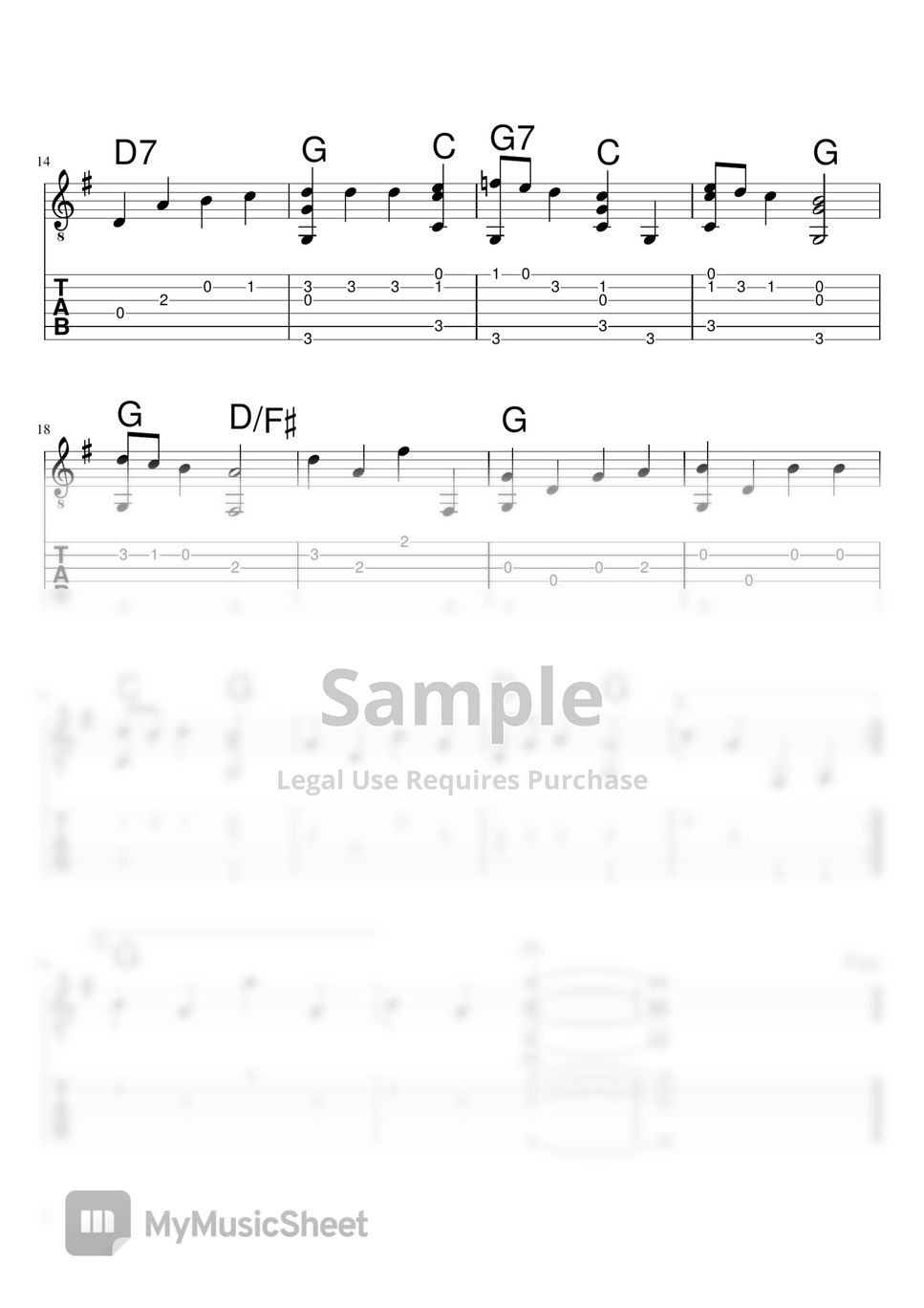 Pdf Christmas Carols Sheet