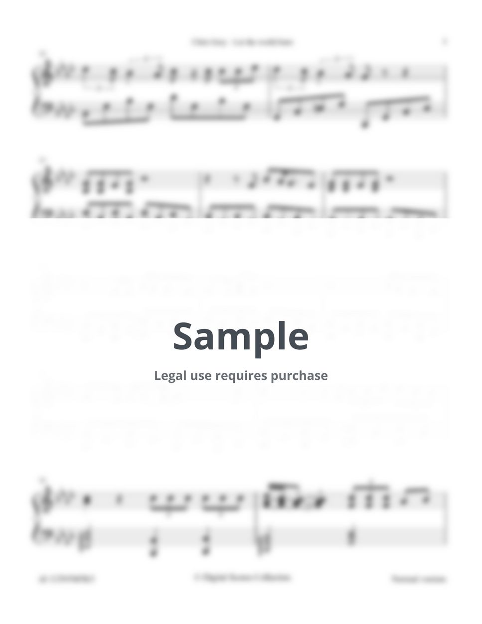 Chris Grey - LET THE WORLD BURN by Digital Scores Collection