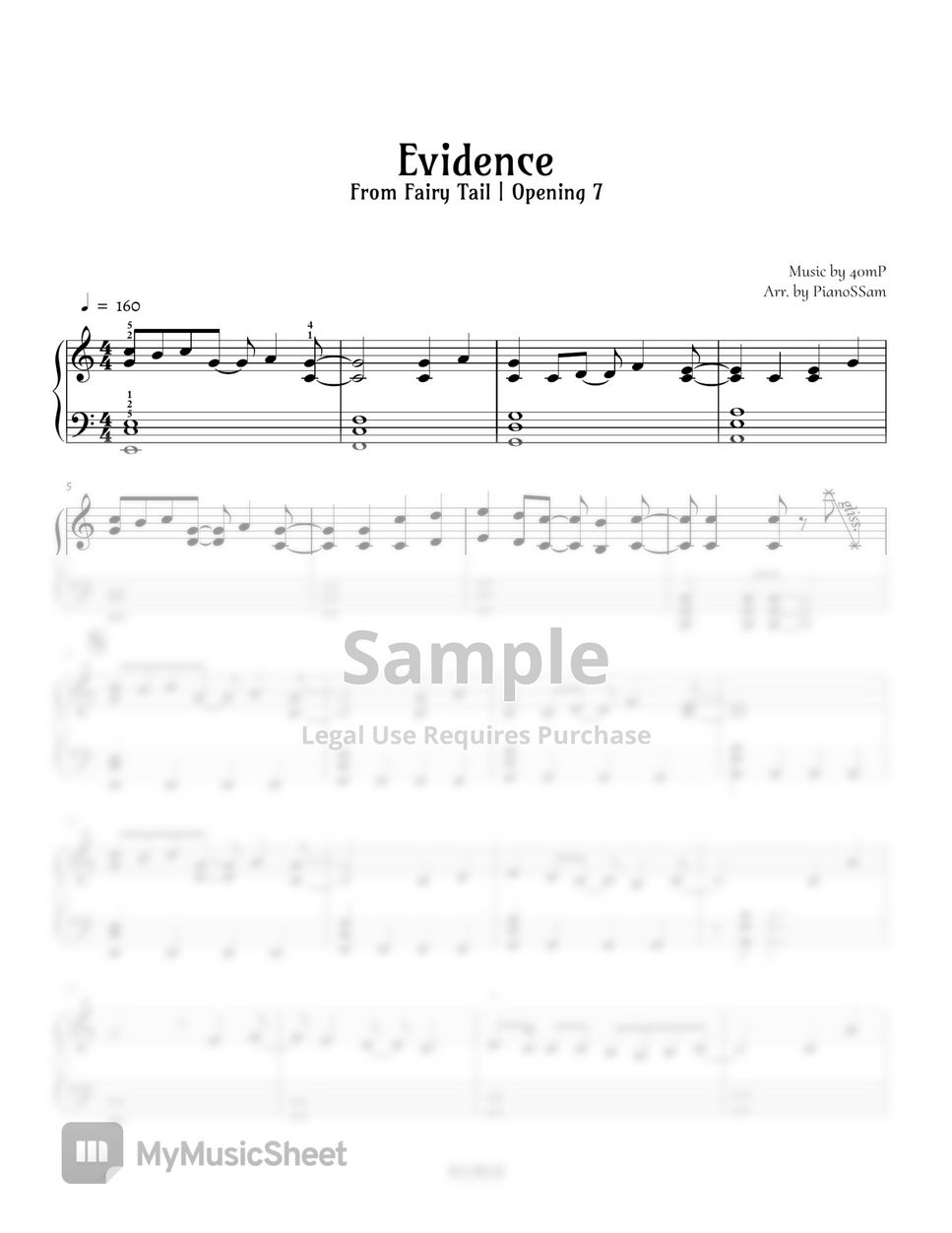 Fairy Tail Evidence (Daisy x Daisy) Hoja by PianoSSam