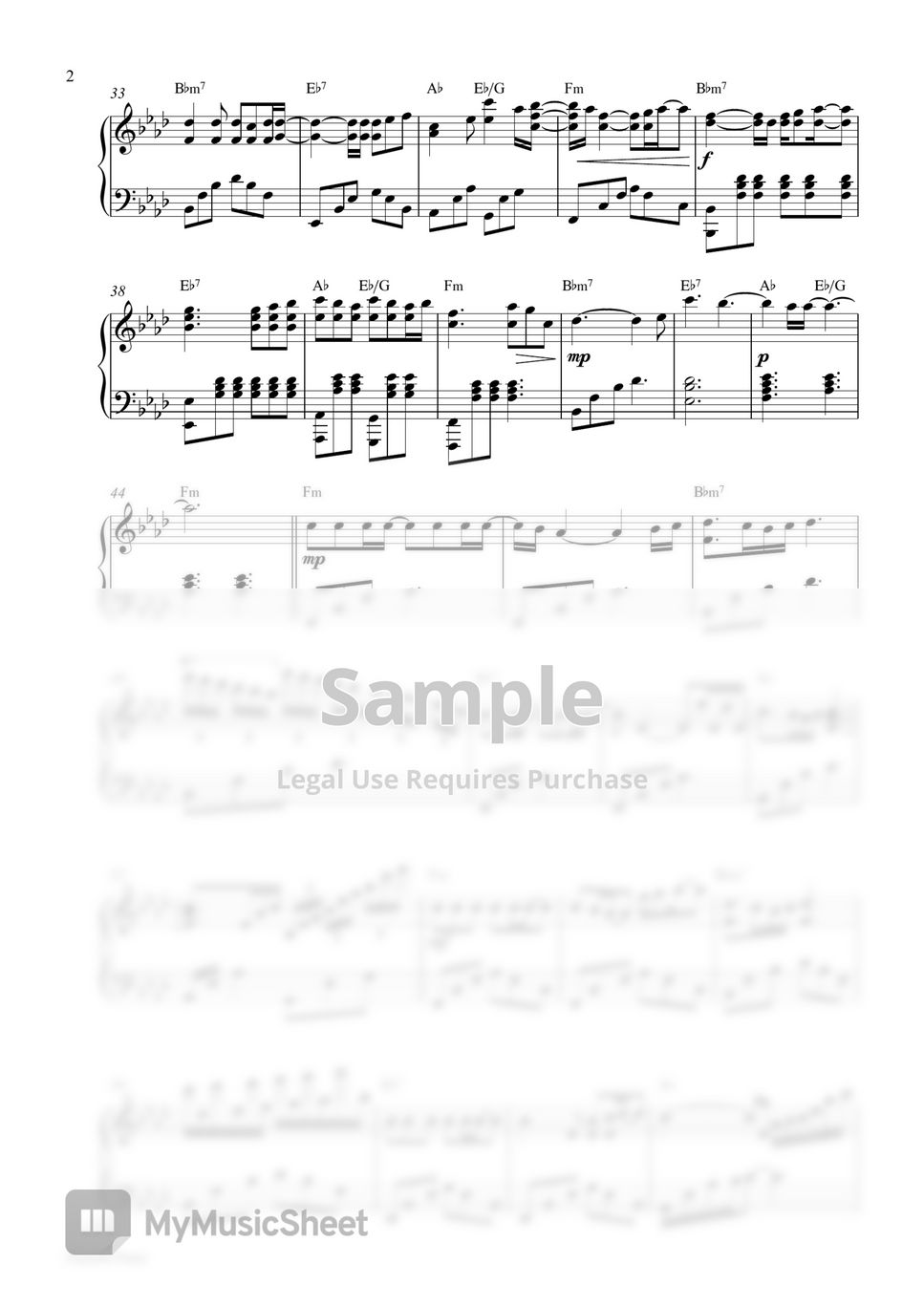 Joji - Glimpse of Us (Piano Sheet | Special Price) by Pianella Piano