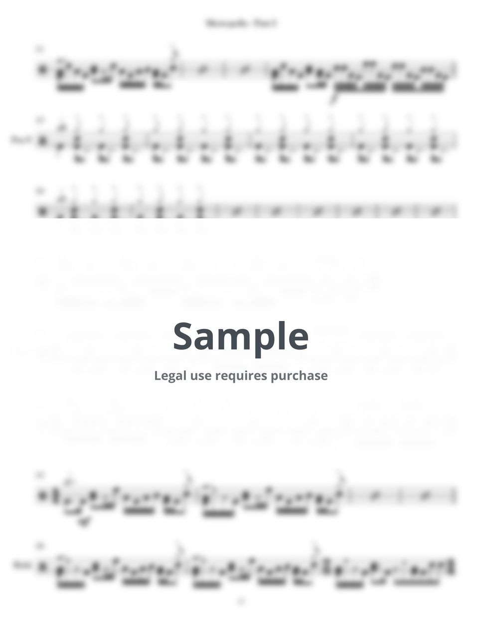 Dream Theater - Metropolis Part I: The Miracle and the Sleeper by Jaslow Drum Sheets