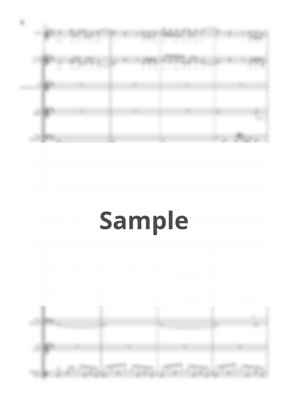 Vaundy - 怪獣の花唄 (アカペラ楽譜,pdf+muse(zip)セット) by まーびーショップ