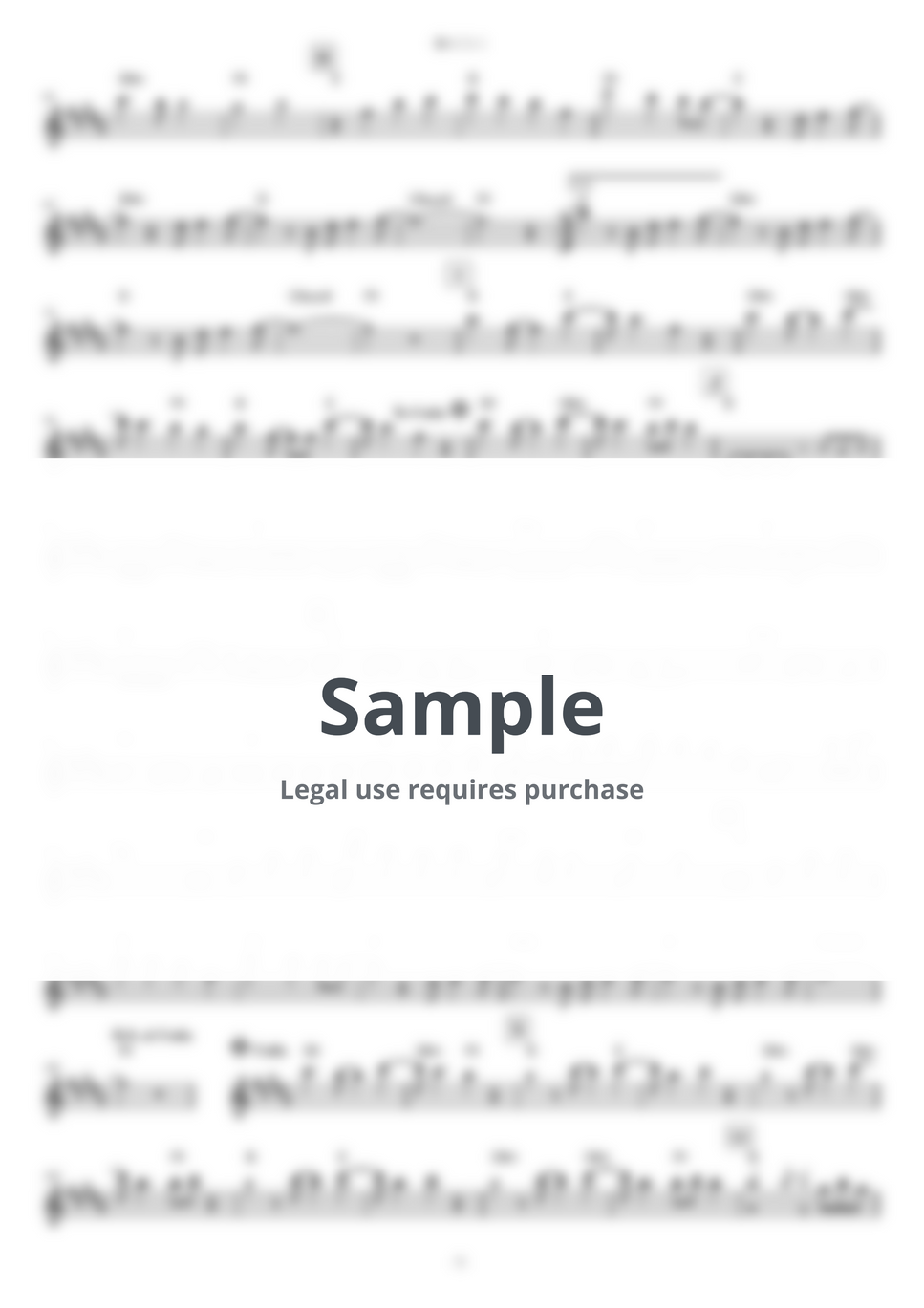 Inoue Joe - Kaze no Gotoku (Gintama / in Eb) by muta-sax