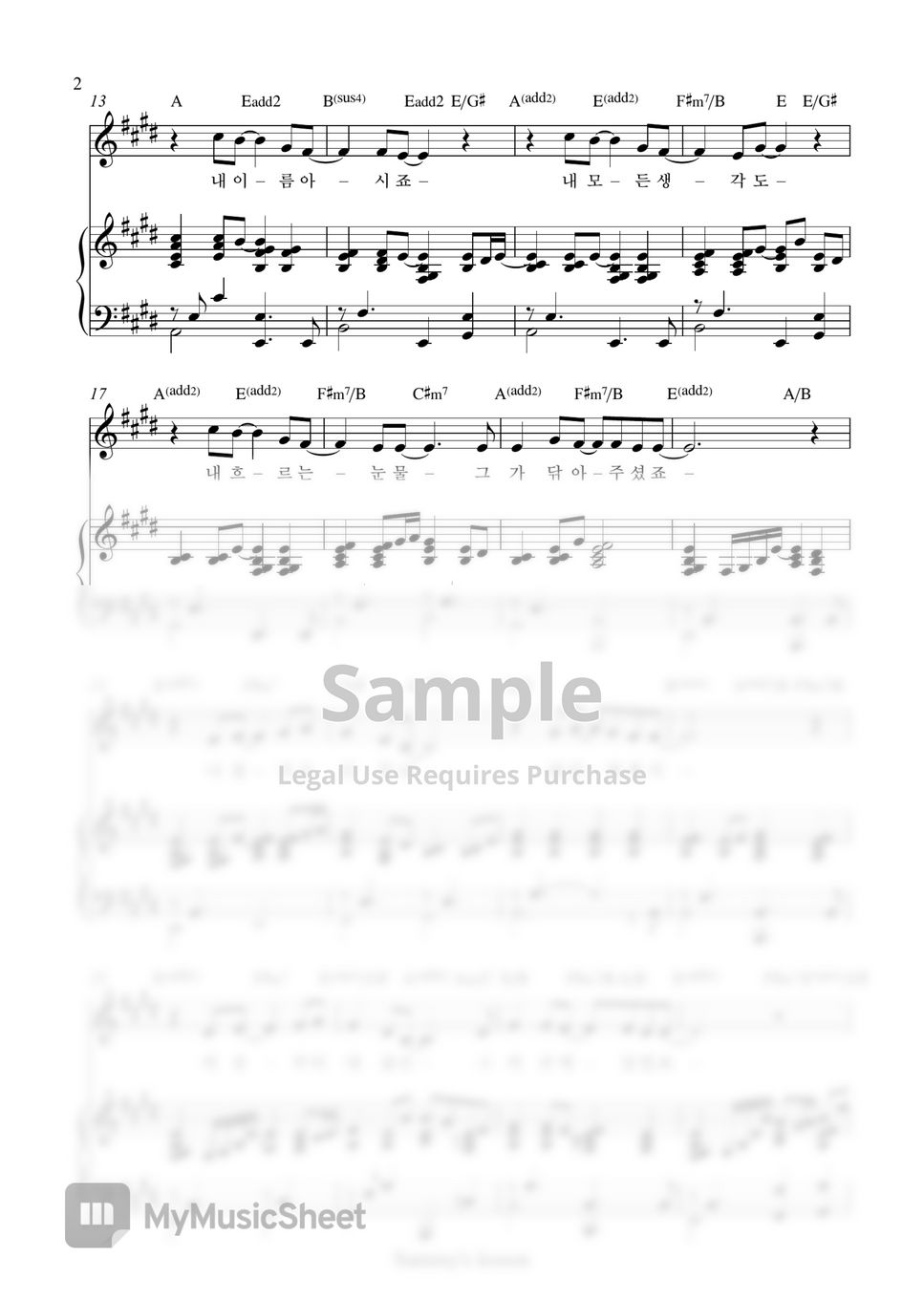 Tommy walker he knows my name ver 1 piano cover blad by