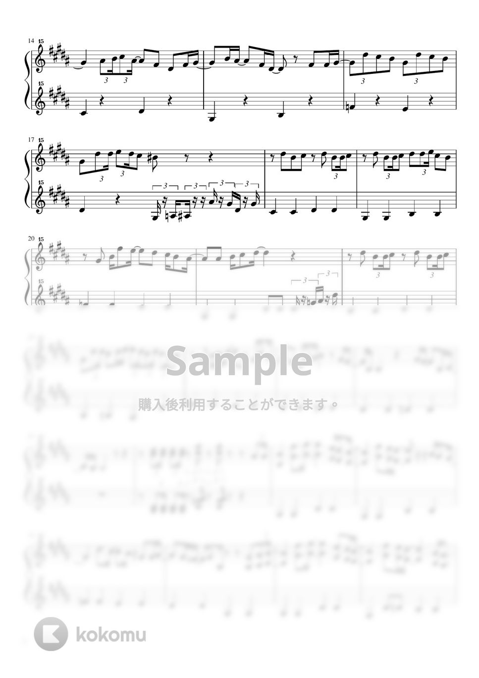 米津玄師 - 感電 (トイピアノ / 32鍵盤 / J-POP) by 川西三裕