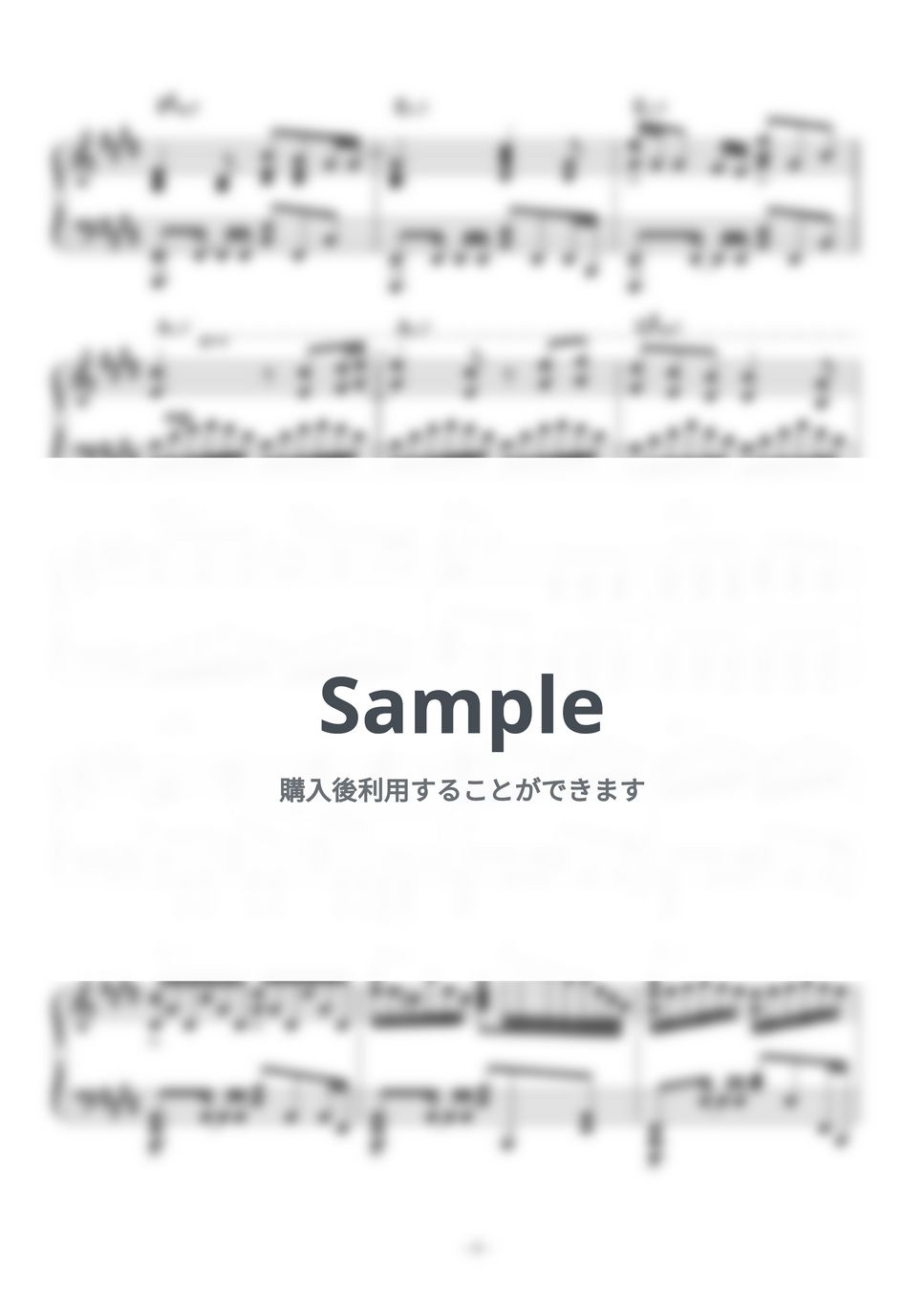 JVKE - golden hour (ピアノソロ/コード有) 楽譜 by CAFUNE-かふね-