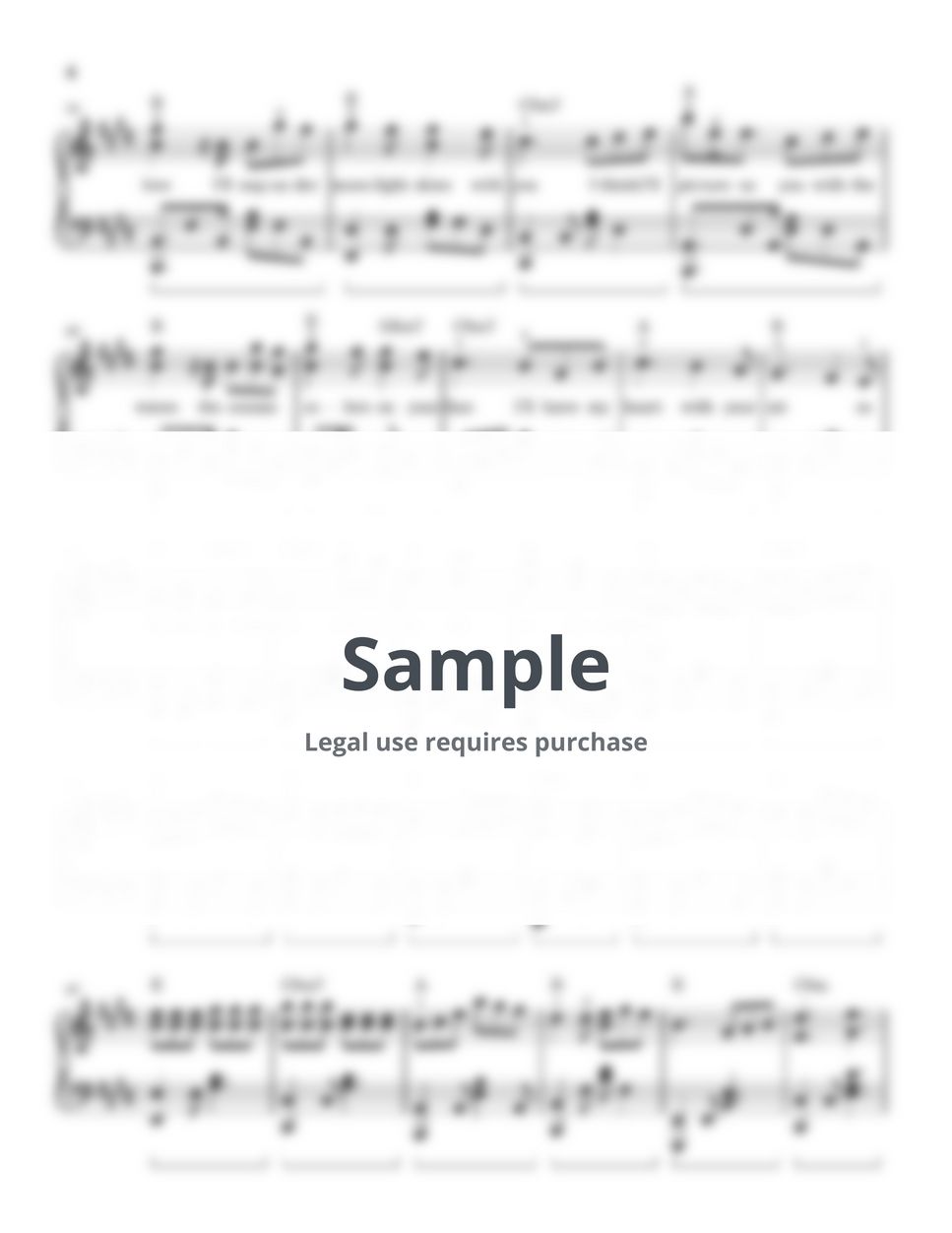 Yung Kai - Blue (piano sheet music) by Mel's Music Corner