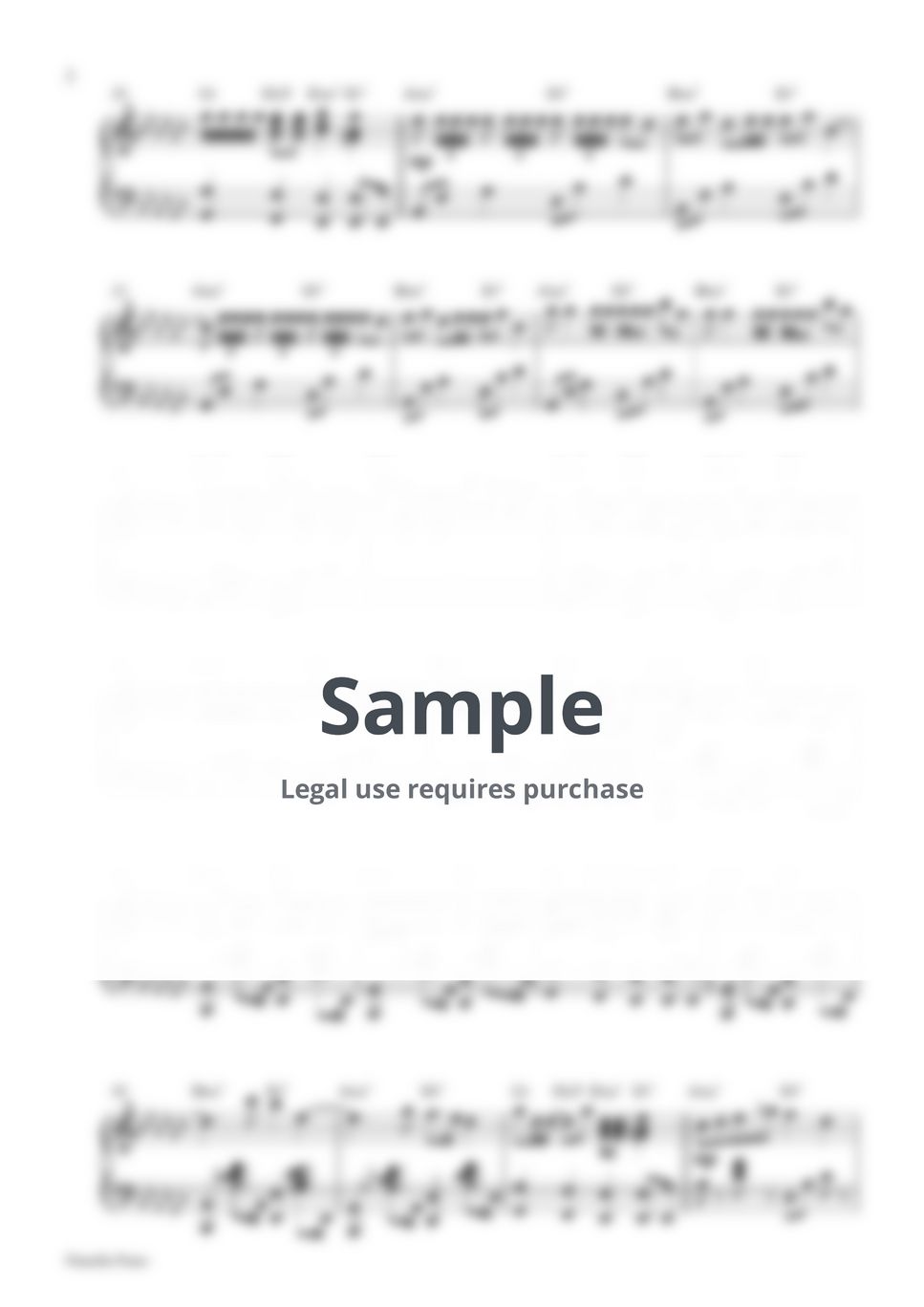 LE SSERAFIM - Swan Song (Piano Sheet) by Pianella Piano