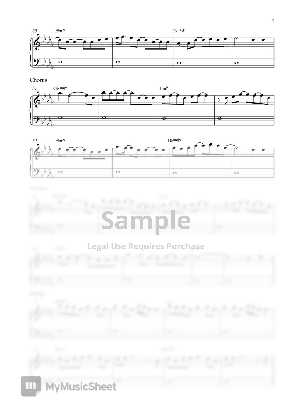 Jimin - Alone (Piano Sheet) Sheets by Pianella Piano