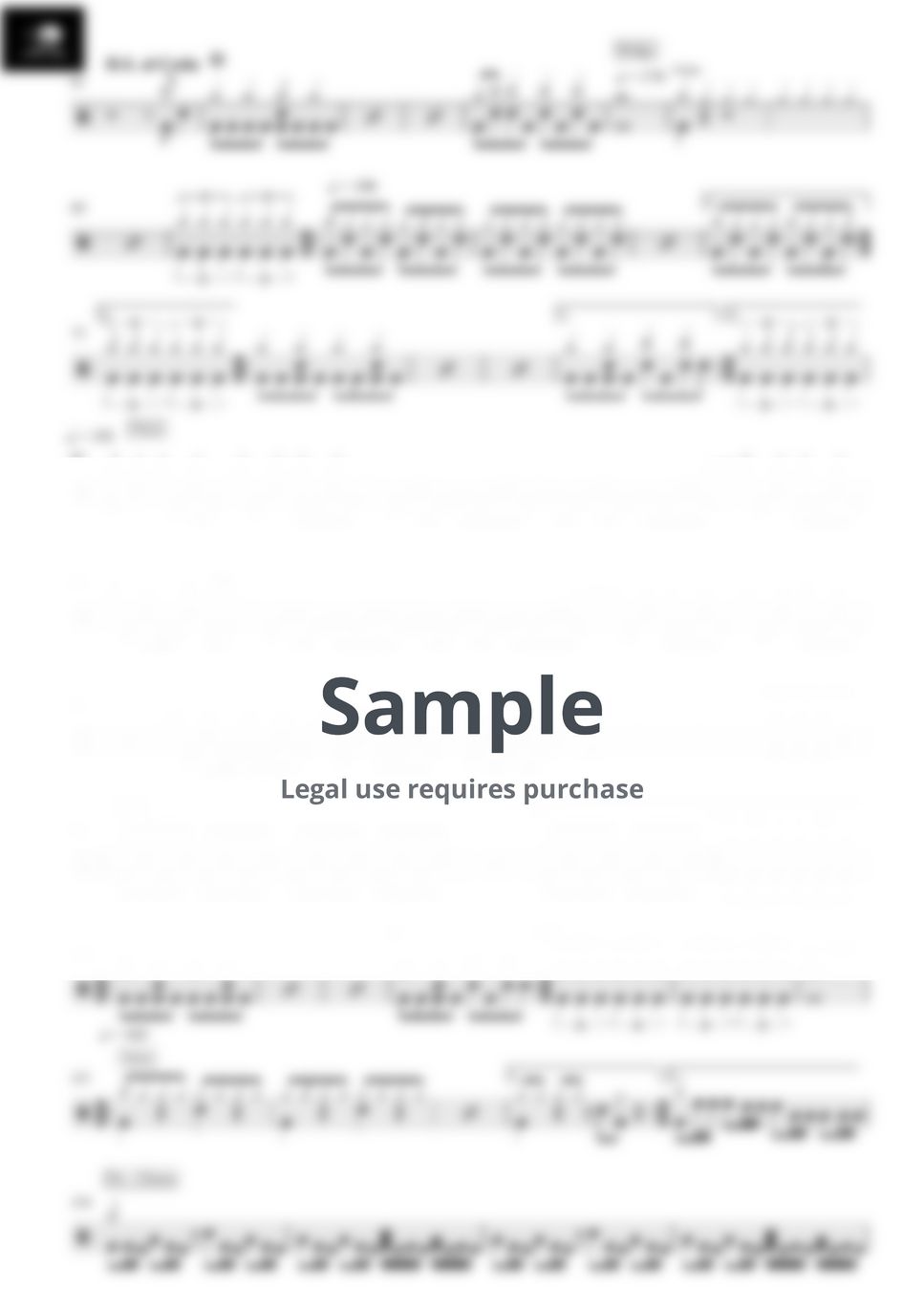 BULLET FOR MY VALENTINE Tears don´t fall Sheets by Drum Transcription