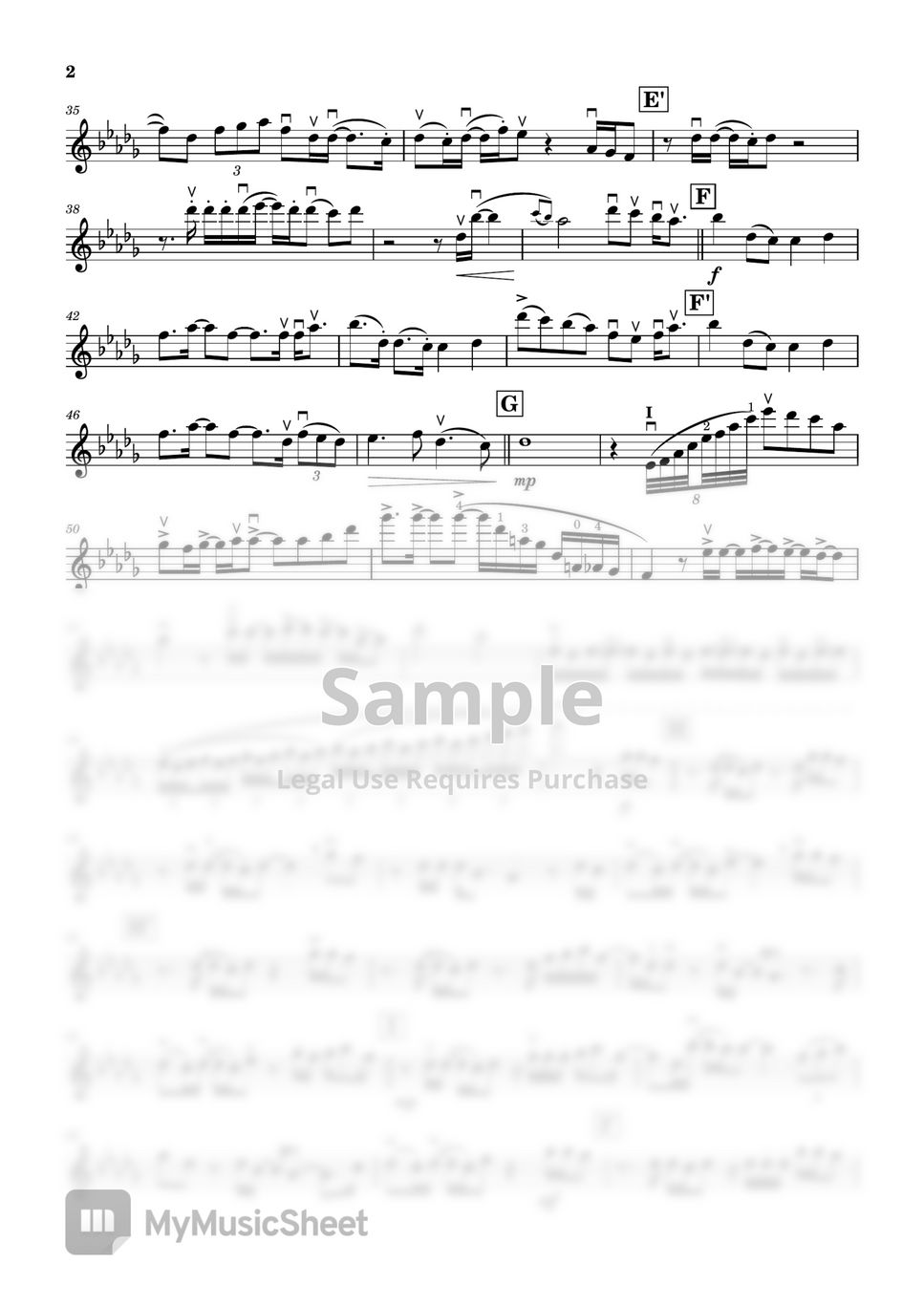 Aimer - Kataomoi『カタオモイ』 (Violin Piano Duet (附鋼琴譜/小提琴譜/總譜)) by Sunlex