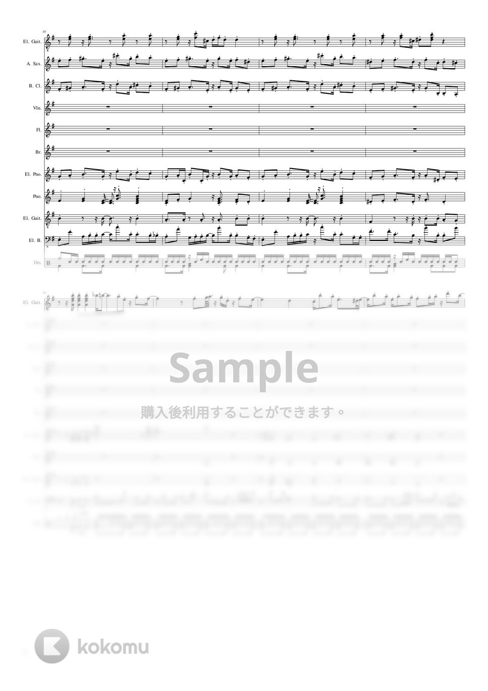 作曲：安藤まさひろ - T-SQUARE ROMANTIC CITY +MP3サウンド (作曲：安藤まさひろ) by @MitsuruMinamiyama