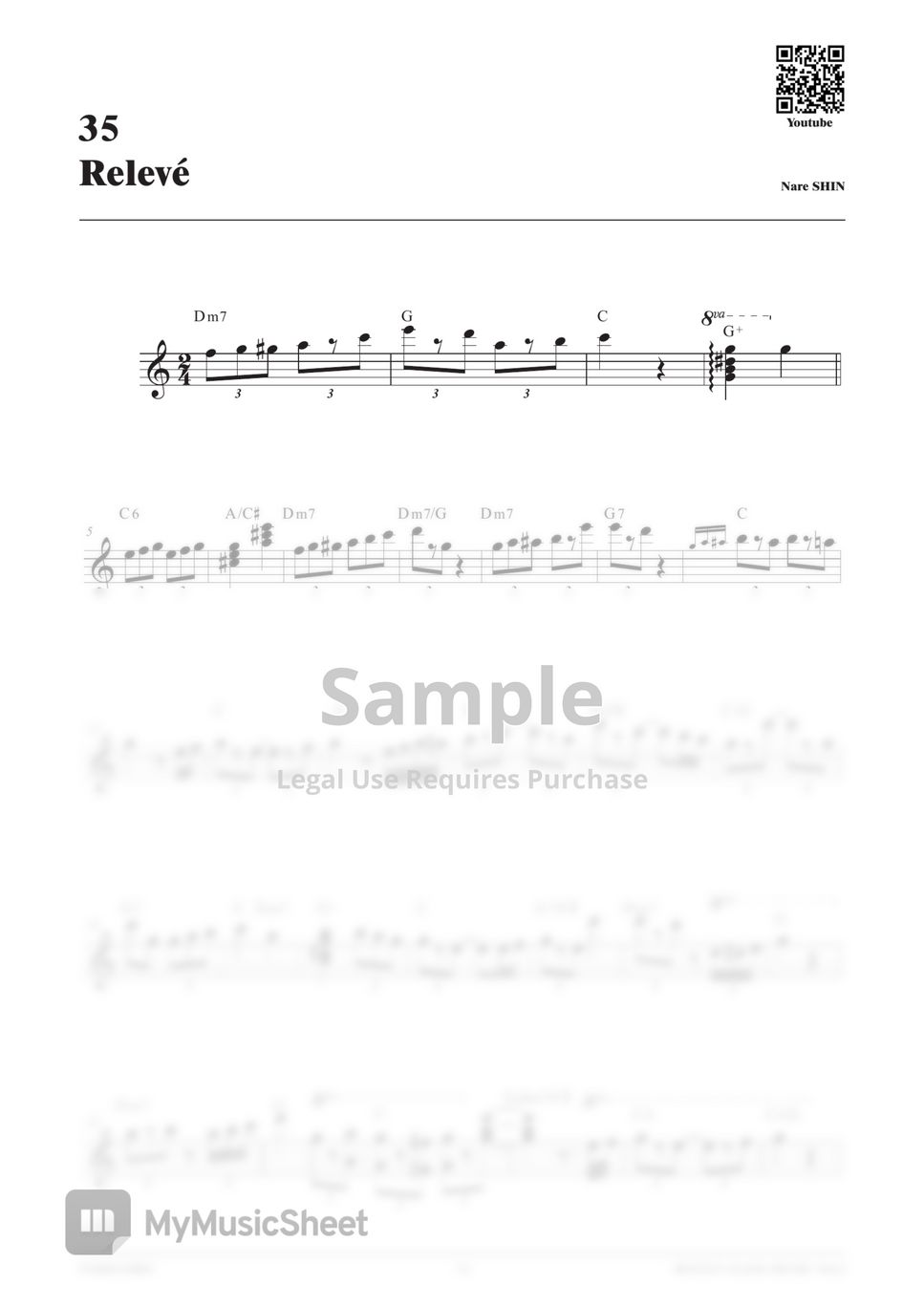신나래/Nare SHIN - Piano Music for Ballet Class vol. 2 Sheets