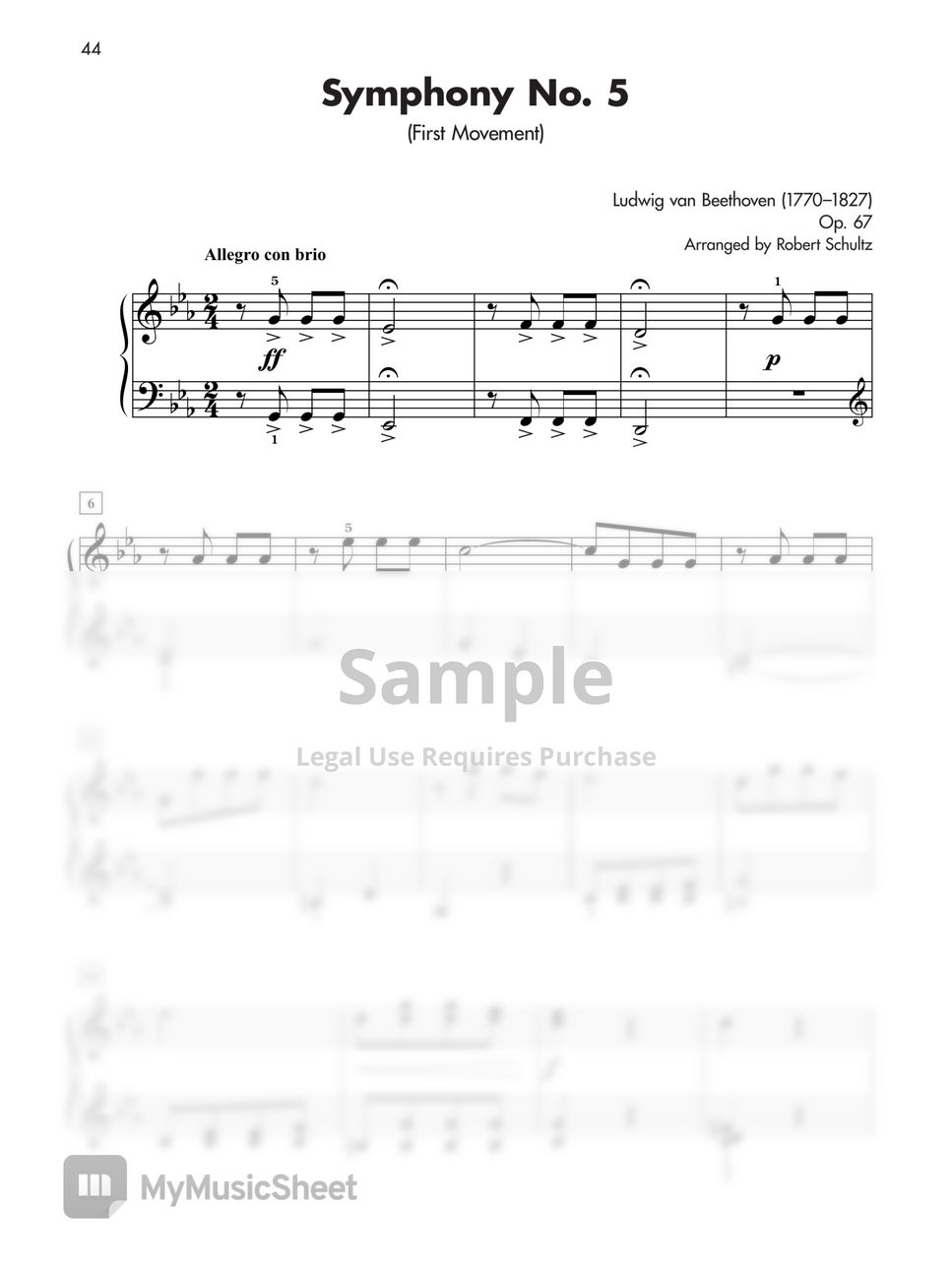 Artist - Symphony No.5 Easy.pdf by Artist