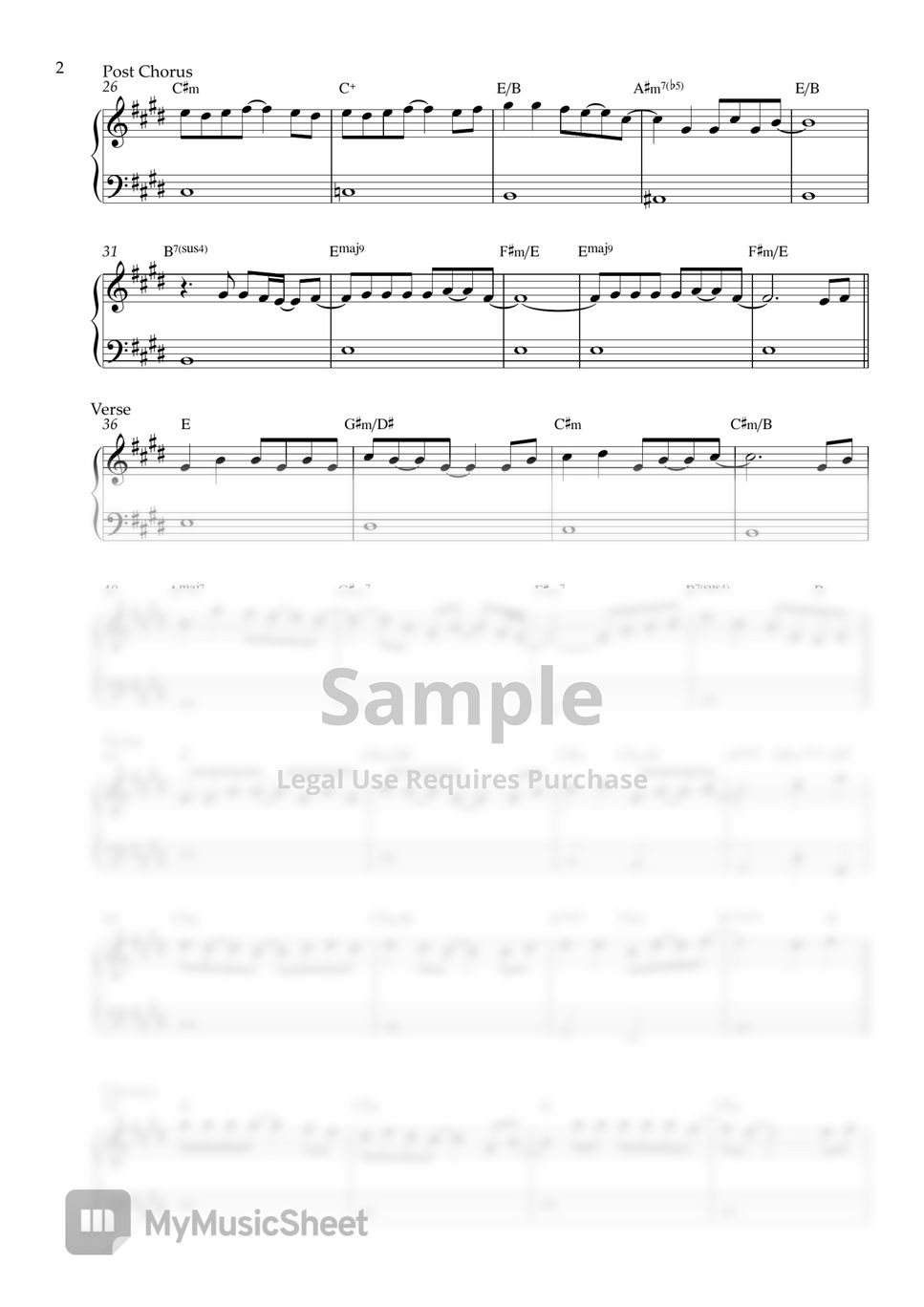 The Carpenters - Yesterday Once More (EASY PIANO SHEET) by Pianella Piano
