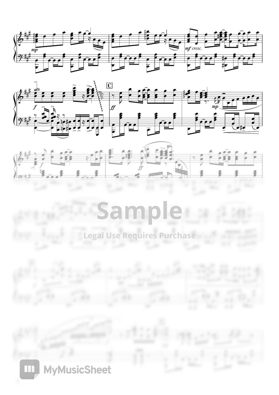 Snow halation – μ's But Shawty's Like A Melody Sheet music for