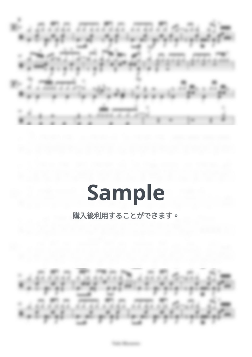 ヨルシカ - 【ドラム譜】春泥棒【完コピ】 by Taiki Mizumoto