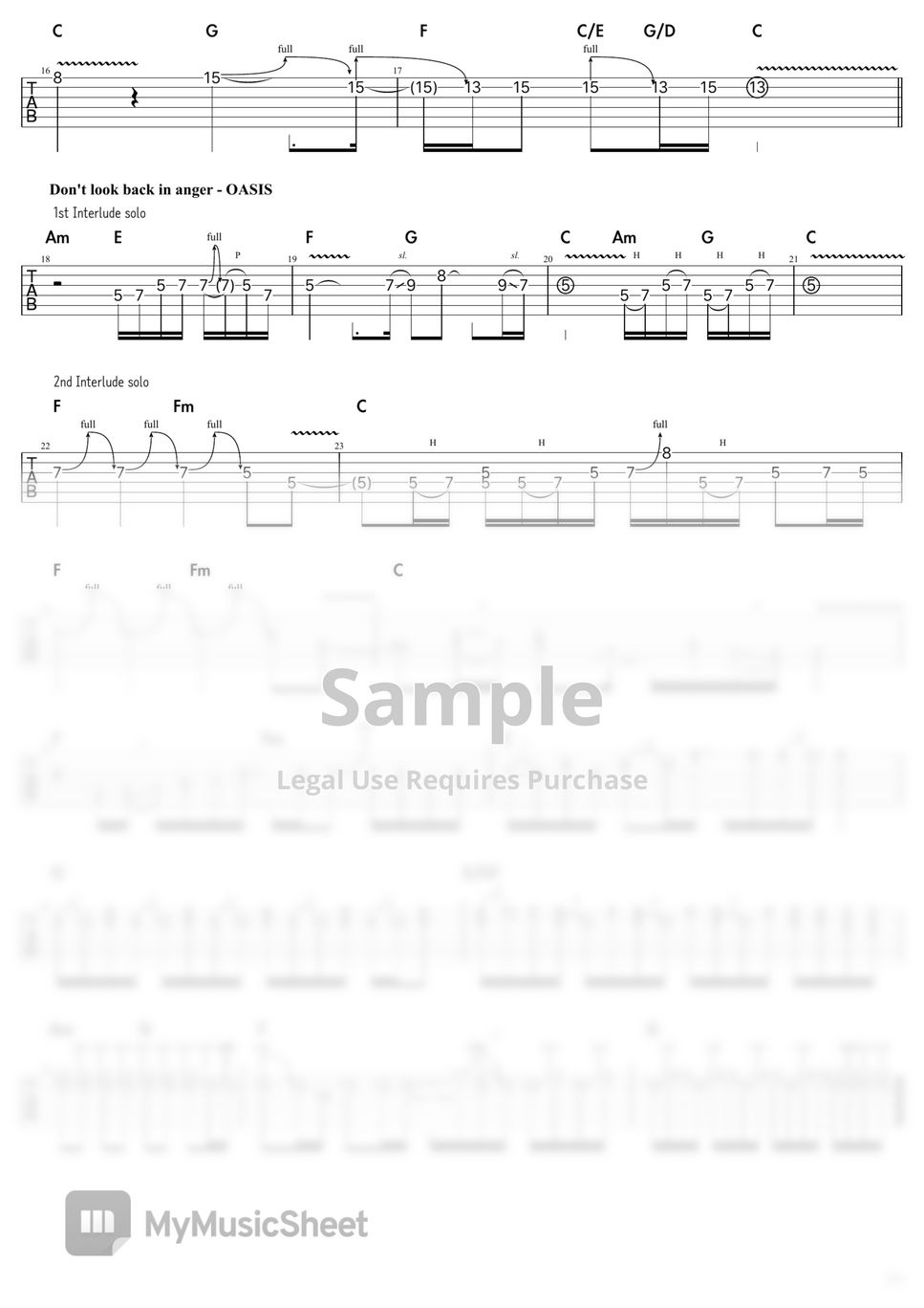 The Beatles - let it be (Guitar Solo TAB) by Chase Cho