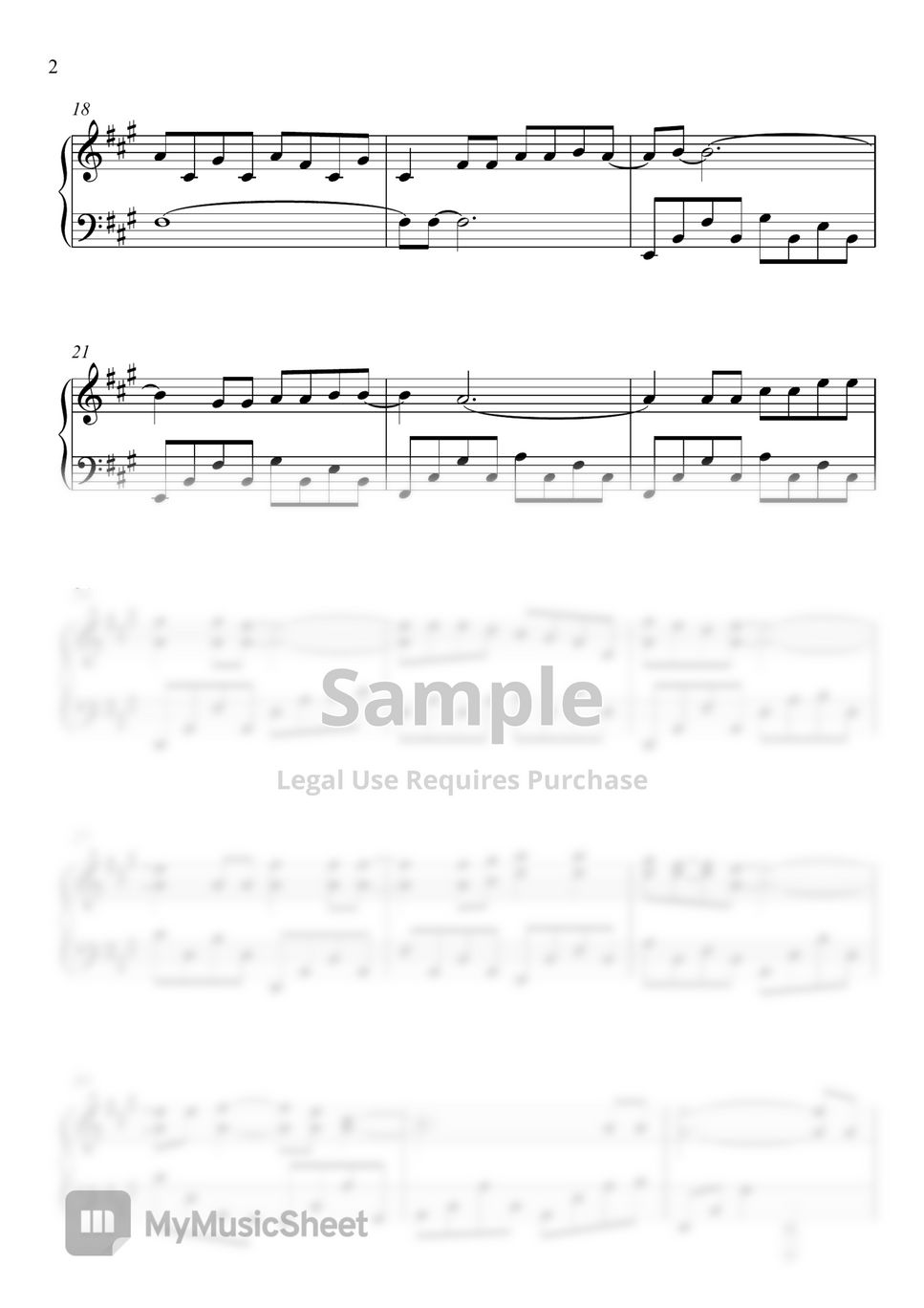 Simon & Garfunkel The Sound Of Silence 악보 by Piano Go Life