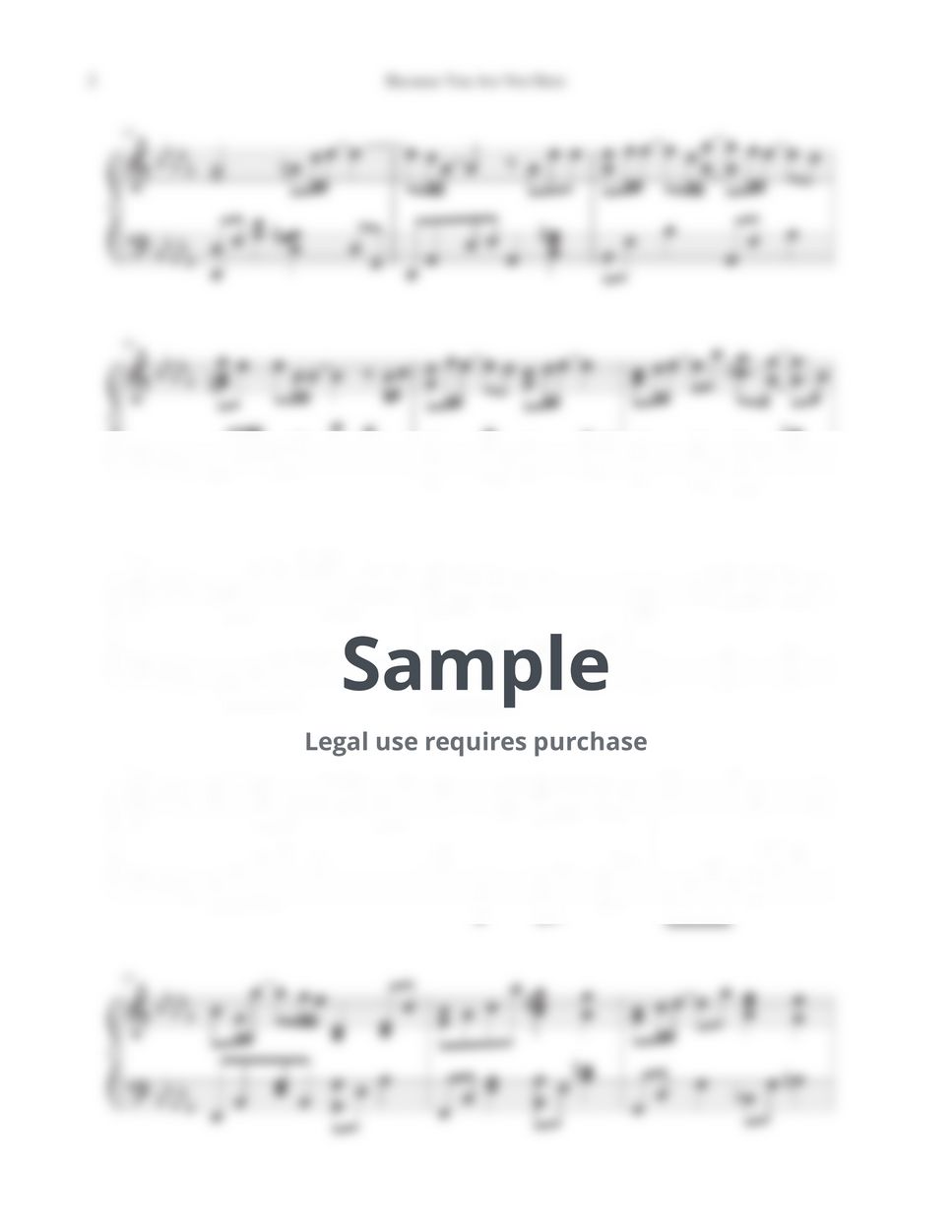 Now, We Are Breaking Up OST Part.4 - Because You Are Not Here (Original Key Db + Transposed Key D) by Tully Piano